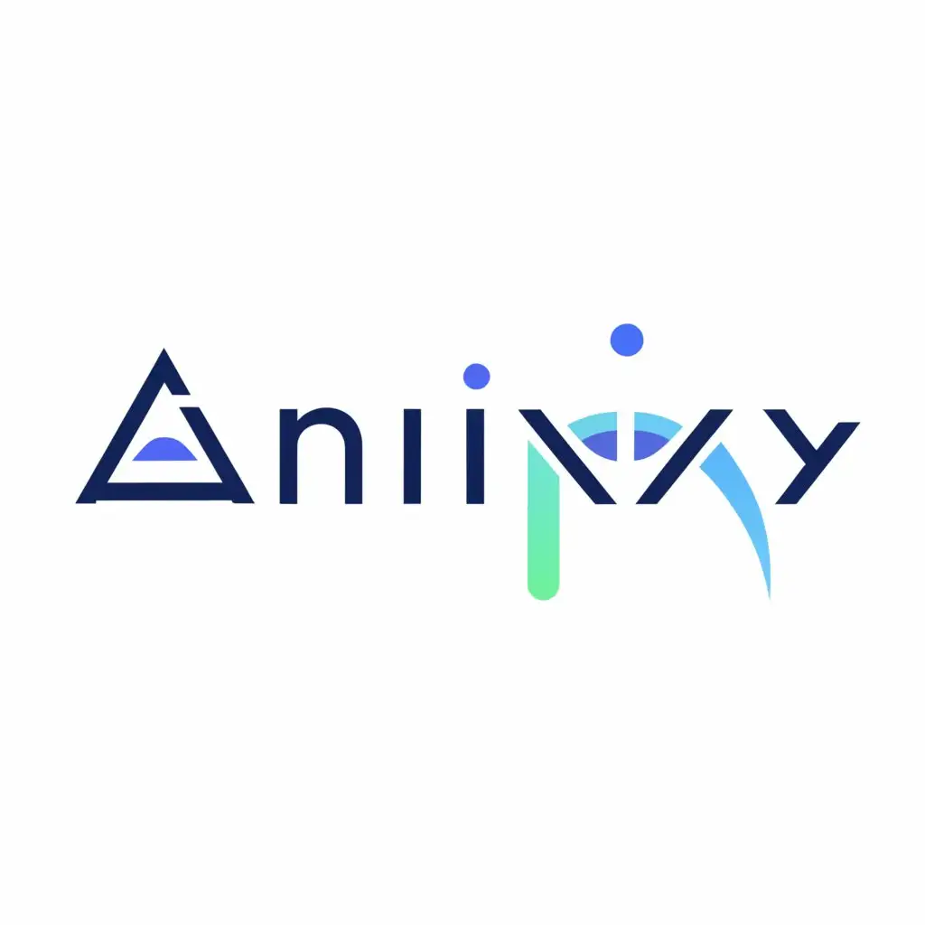 a logo design,with the text "Animax", main symbol:A,Moderate,be used in Internet industry,clear background