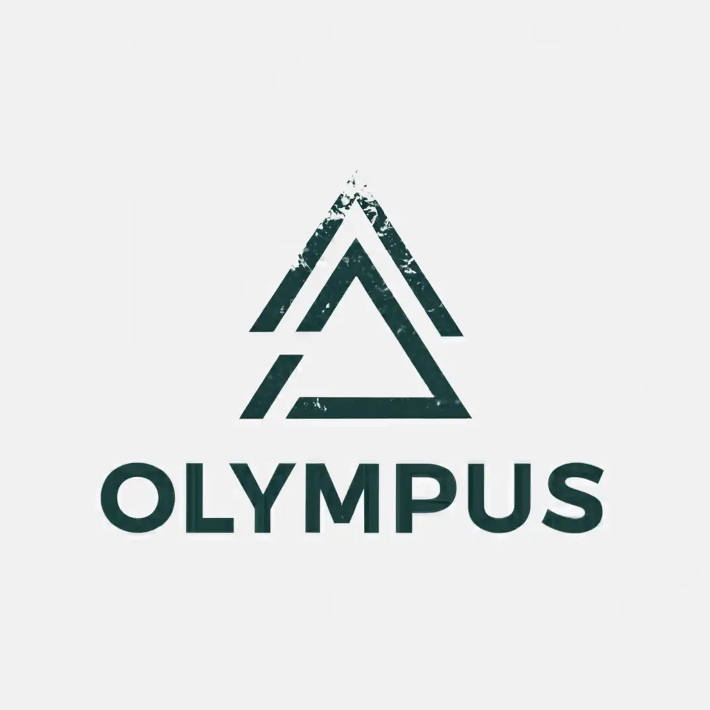 a logo design,with the text "Olympus", main symbol:Olympus,Minimalistic,be used in Sports Fitness industry,clear background