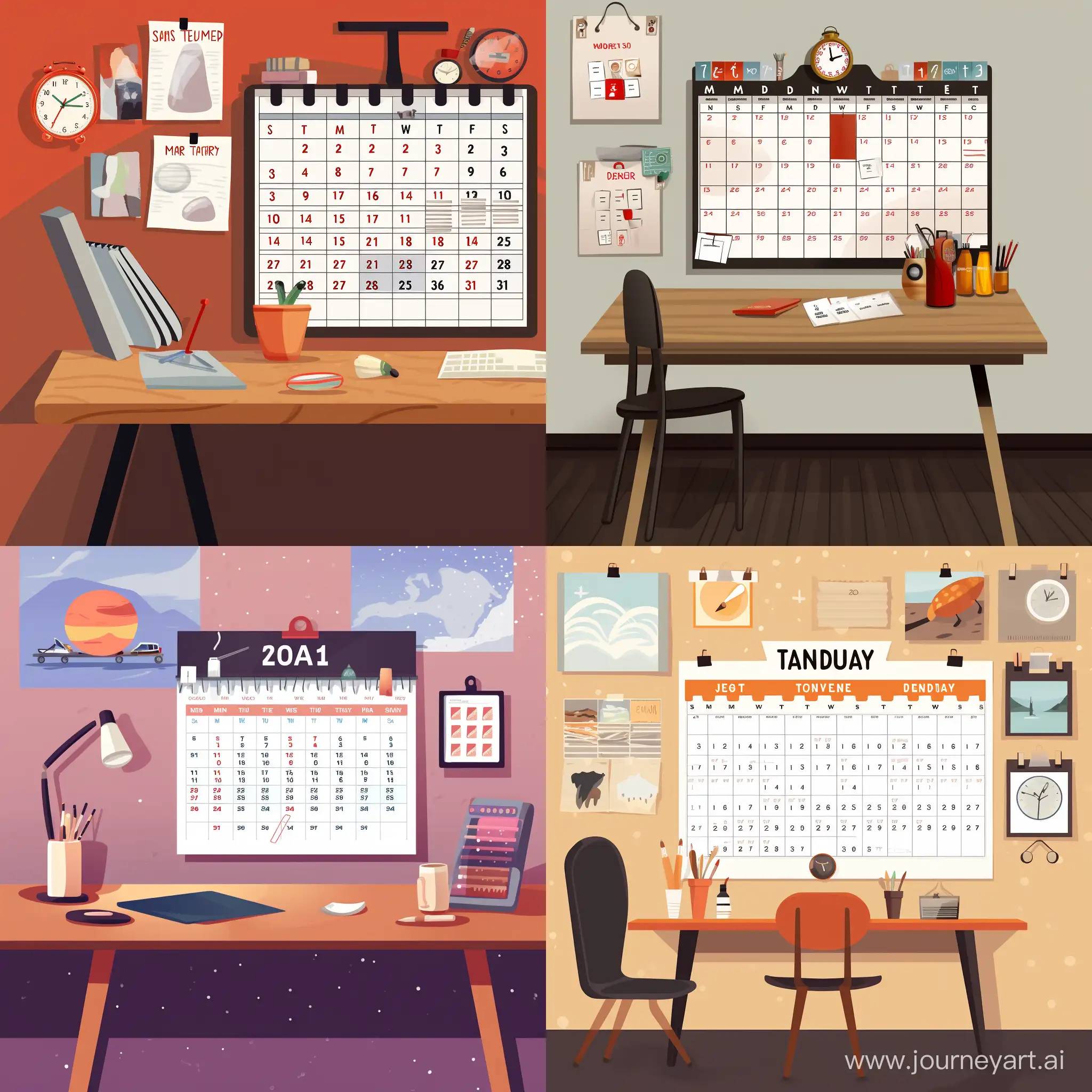 Organized-January-2024-Calendar-on-Modern-Desk-with-Notable-Vacancies