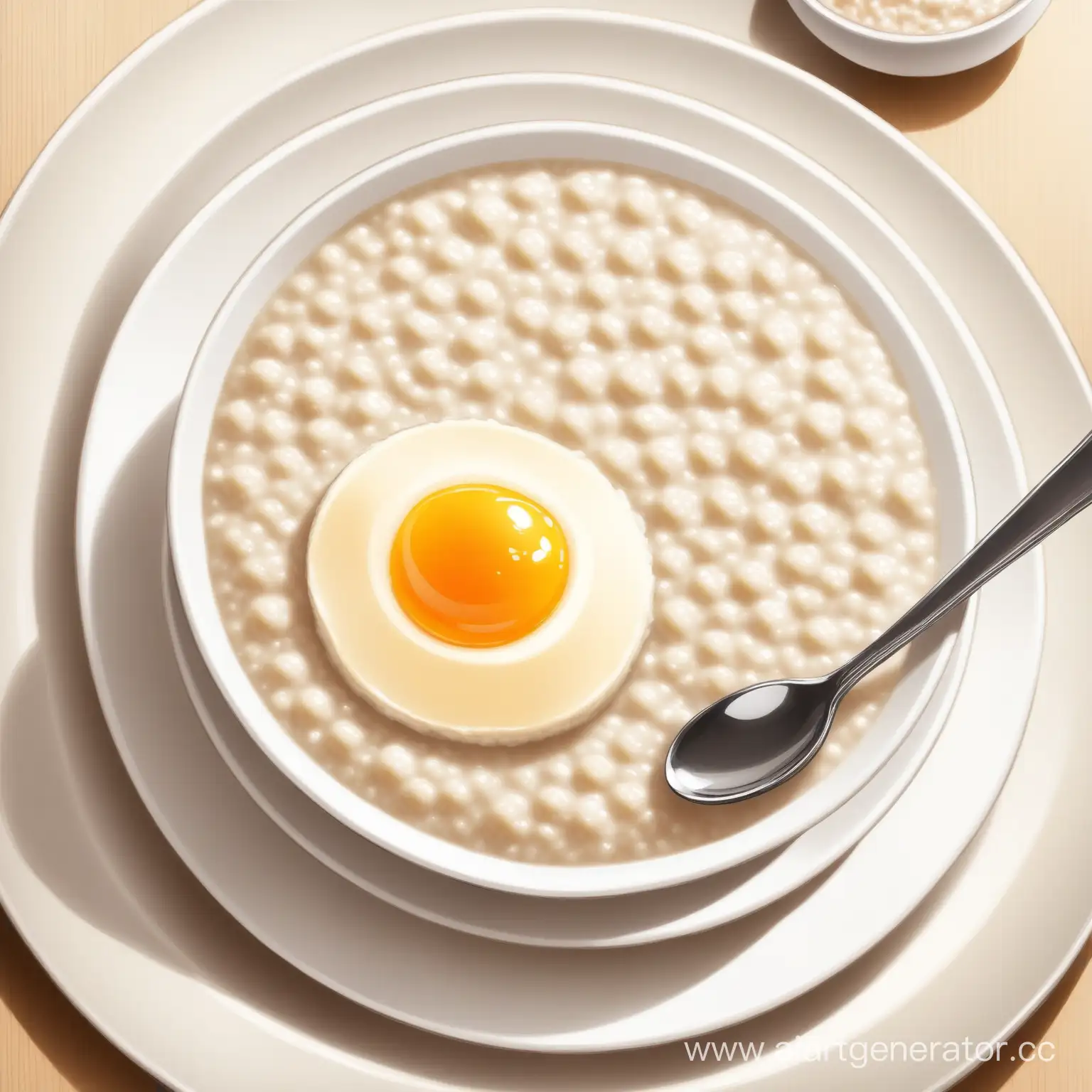 Traditional-Breakfast-Warm-Porridge-with-a-Spoon