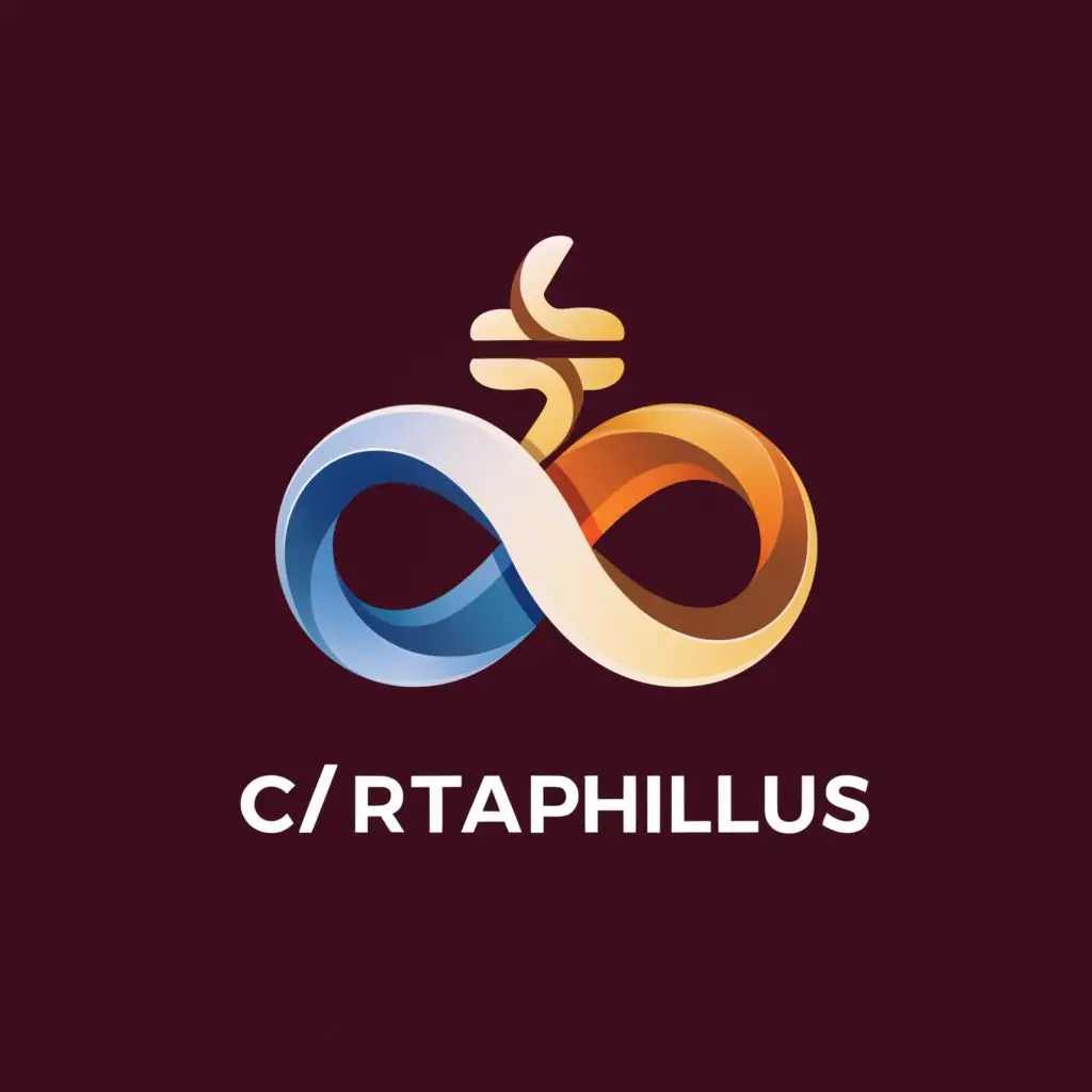 a logo design,with the text "cartaphilus", main symbol:infinity symbol,Moderate,be used in Medical Dental industry,clear background