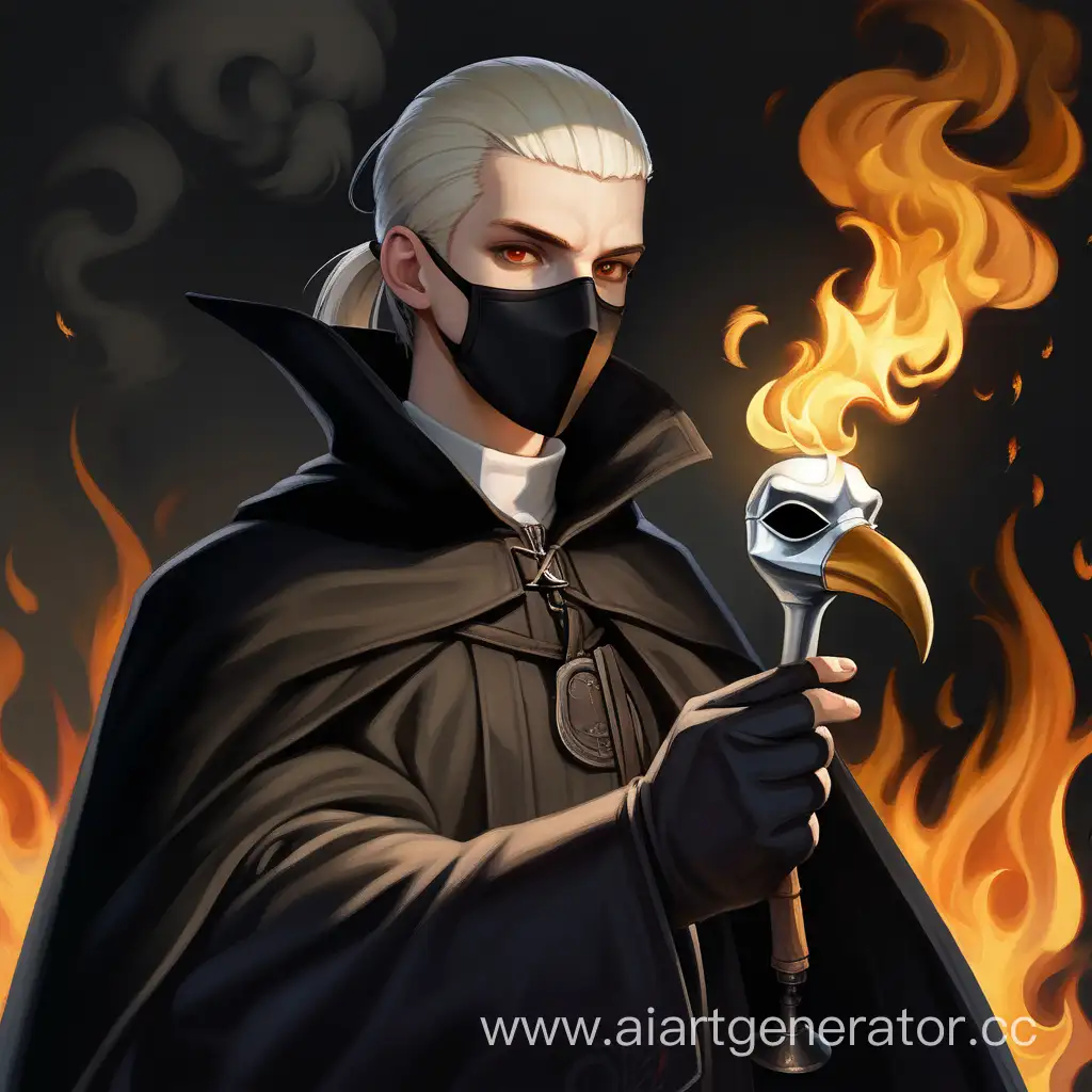 Mysterious-Plague-Doctor-with-Torch-and-Mask-in-Fiery-Atmosphere