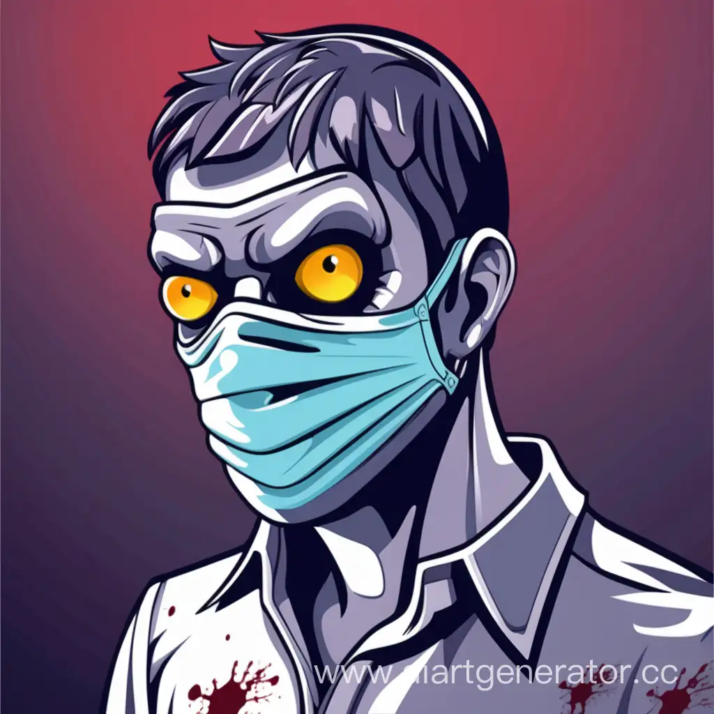 Pandemic-Zombie-with-Mask-and-Human-Eyes