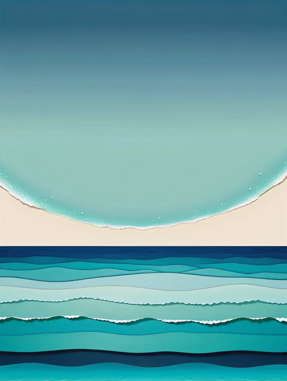 Plain background papers with the colours of the sea 