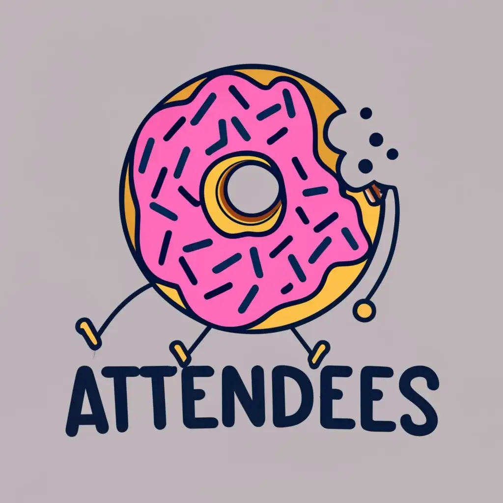 LOGO-Design-for-TechGather-Modern-Donut-Theme-with-Attendees-Typography