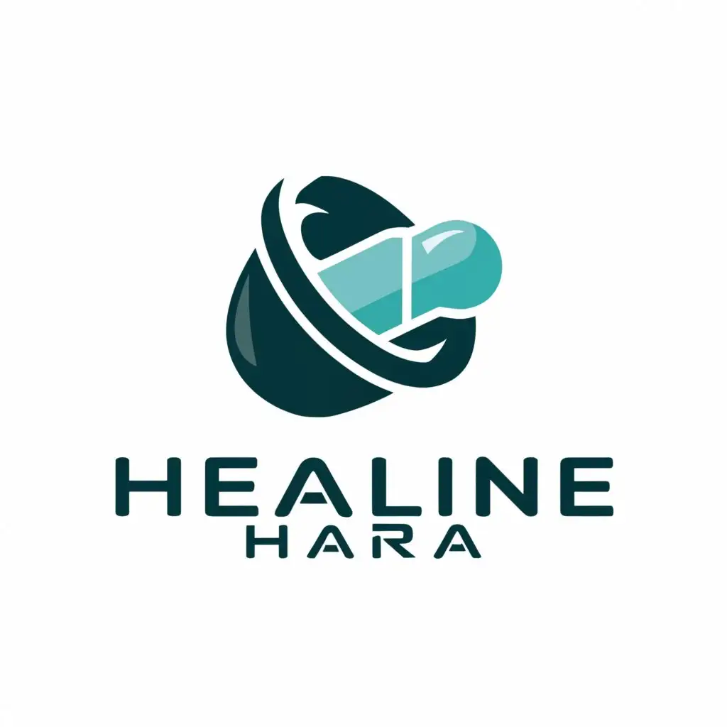 a logo design,with the text "HEALINE PHARMA", main symbol:MEDICINE,Moderate,be used in Medical Dental industry,clear background