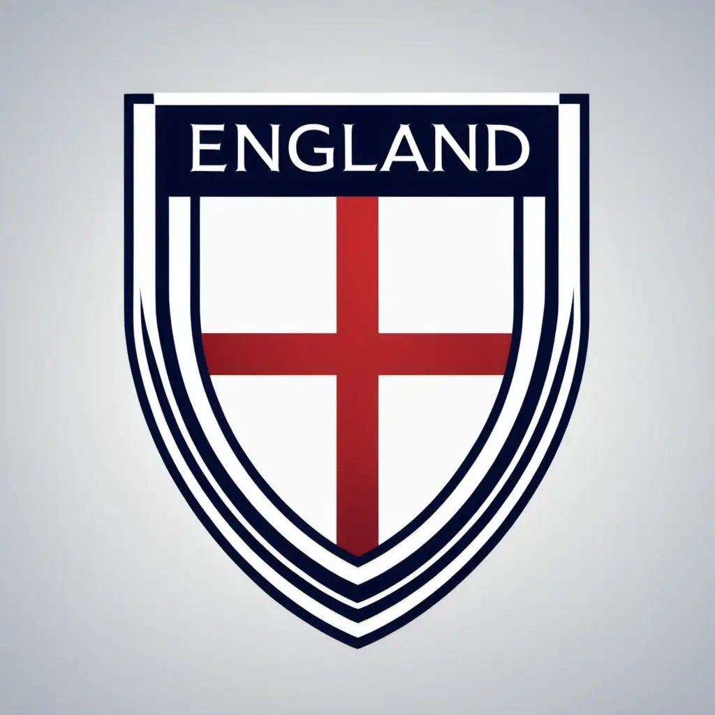 Dynamic England Football Team Logo Design