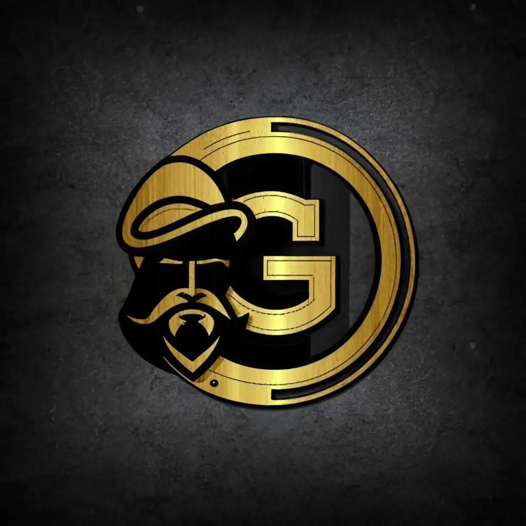 LOGO-Design-for-Gold-Spy-Round-Emblem-with-a-Sleek-Spy-Theme