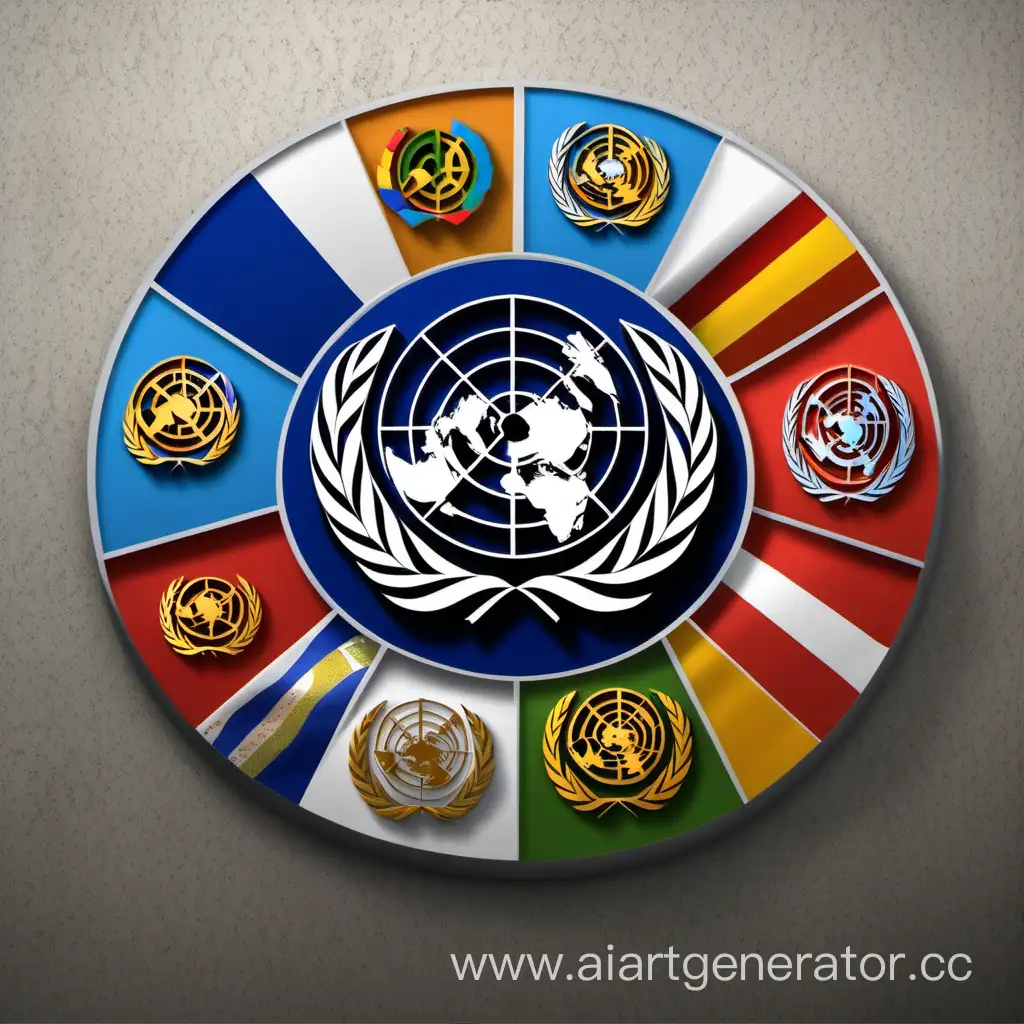 Global-Leaders-in-Political-RolePlay-UN-Emblem-Unites-Diverse-Figures