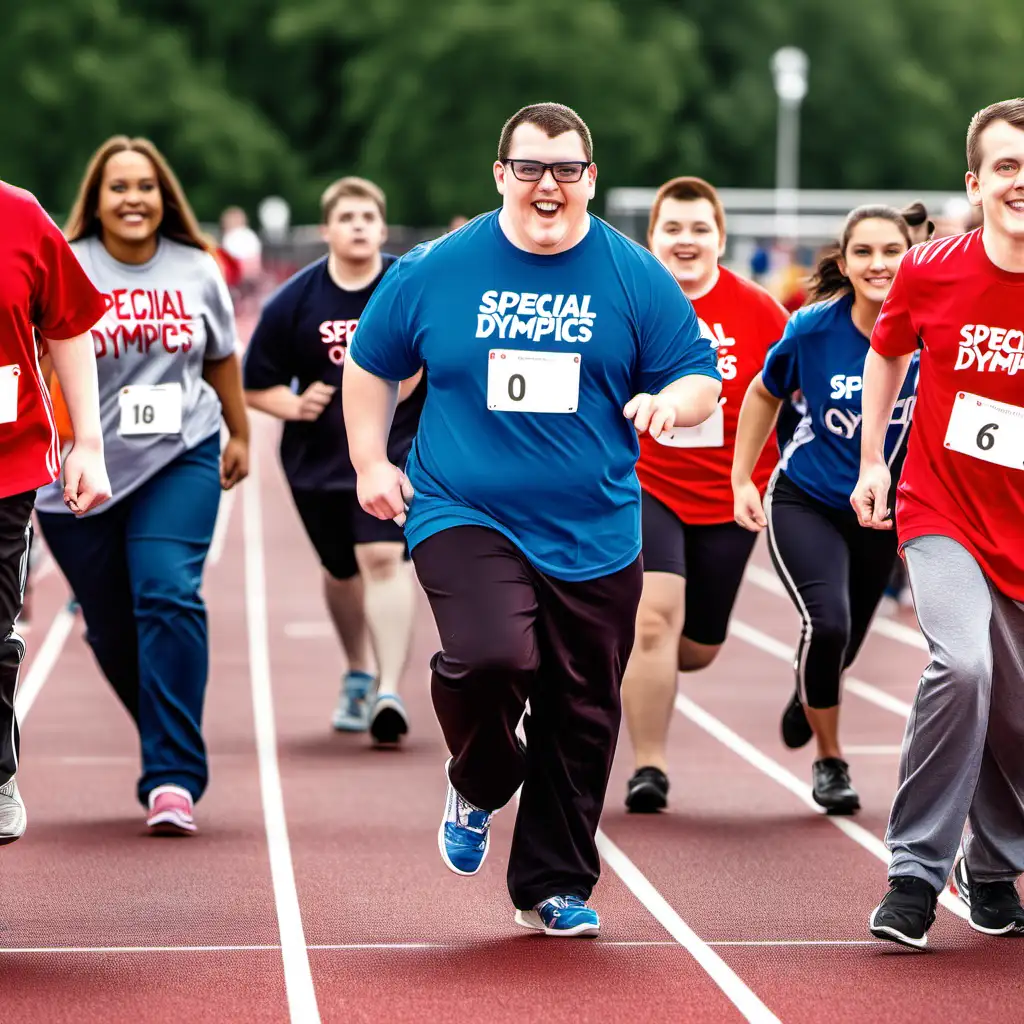 Dynamic Special Olympics Leader Inspiring Competitors