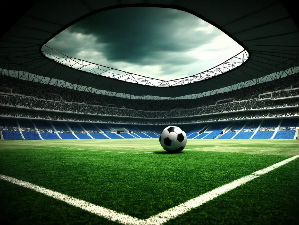 football ground 3D wallpaper