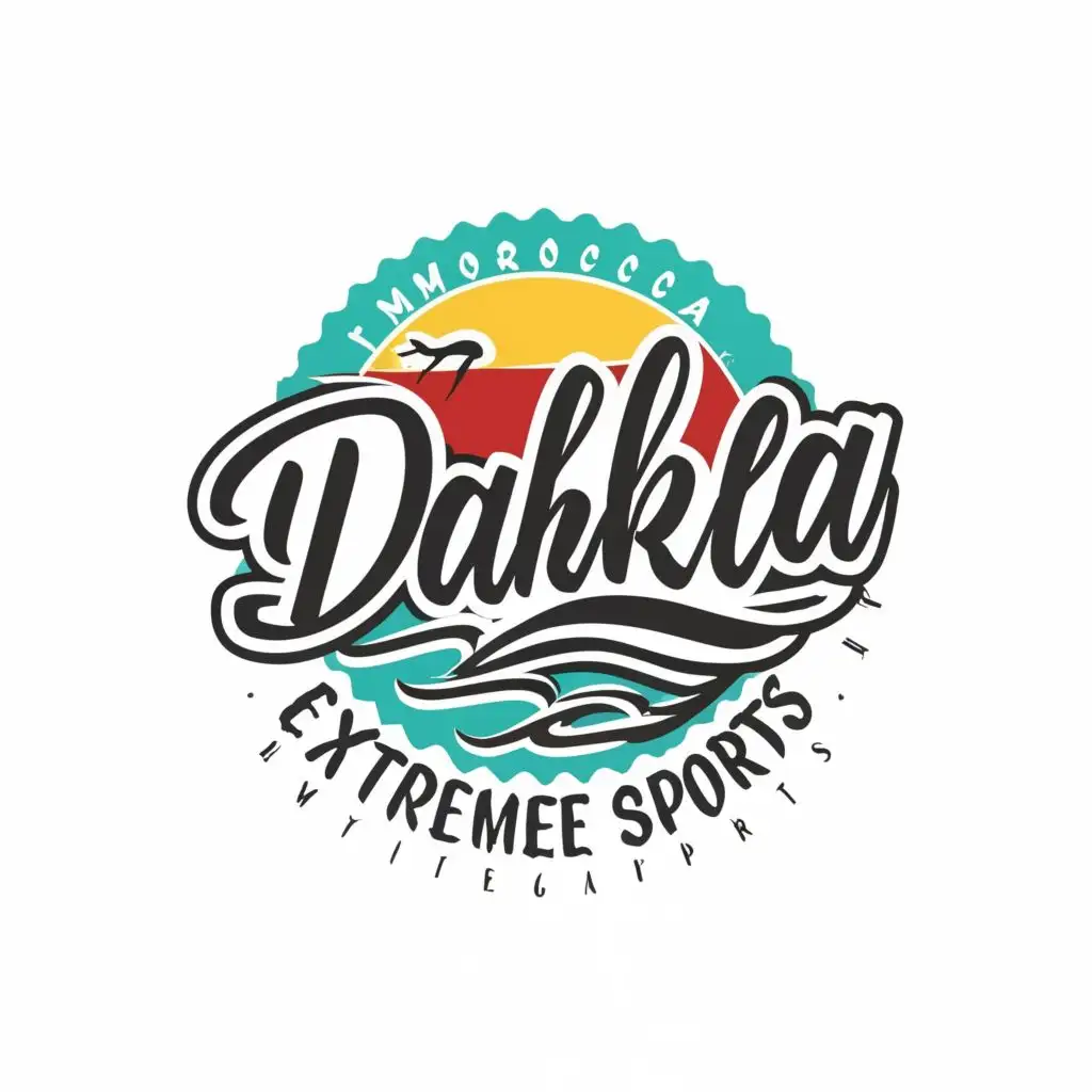 LOGO-Design-For-Dakhla-Surf-Watersports-Morocco-eXtreme-Sports-Typography
