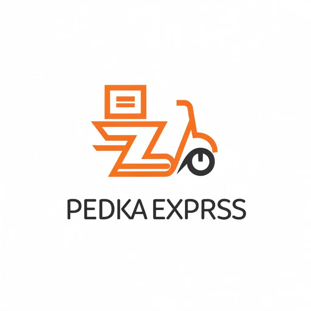 a logo design,with the text "pedika express", main symbol:local logistics,Moderate,clear background