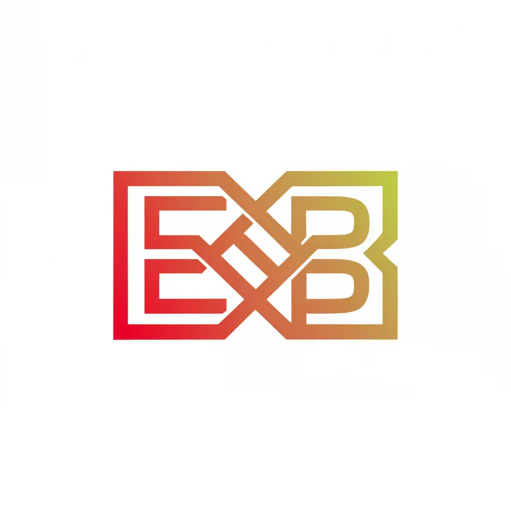 a logo design,with the text "exb", main symbol:EXB,Moderate,be used in Retail industry,clear background