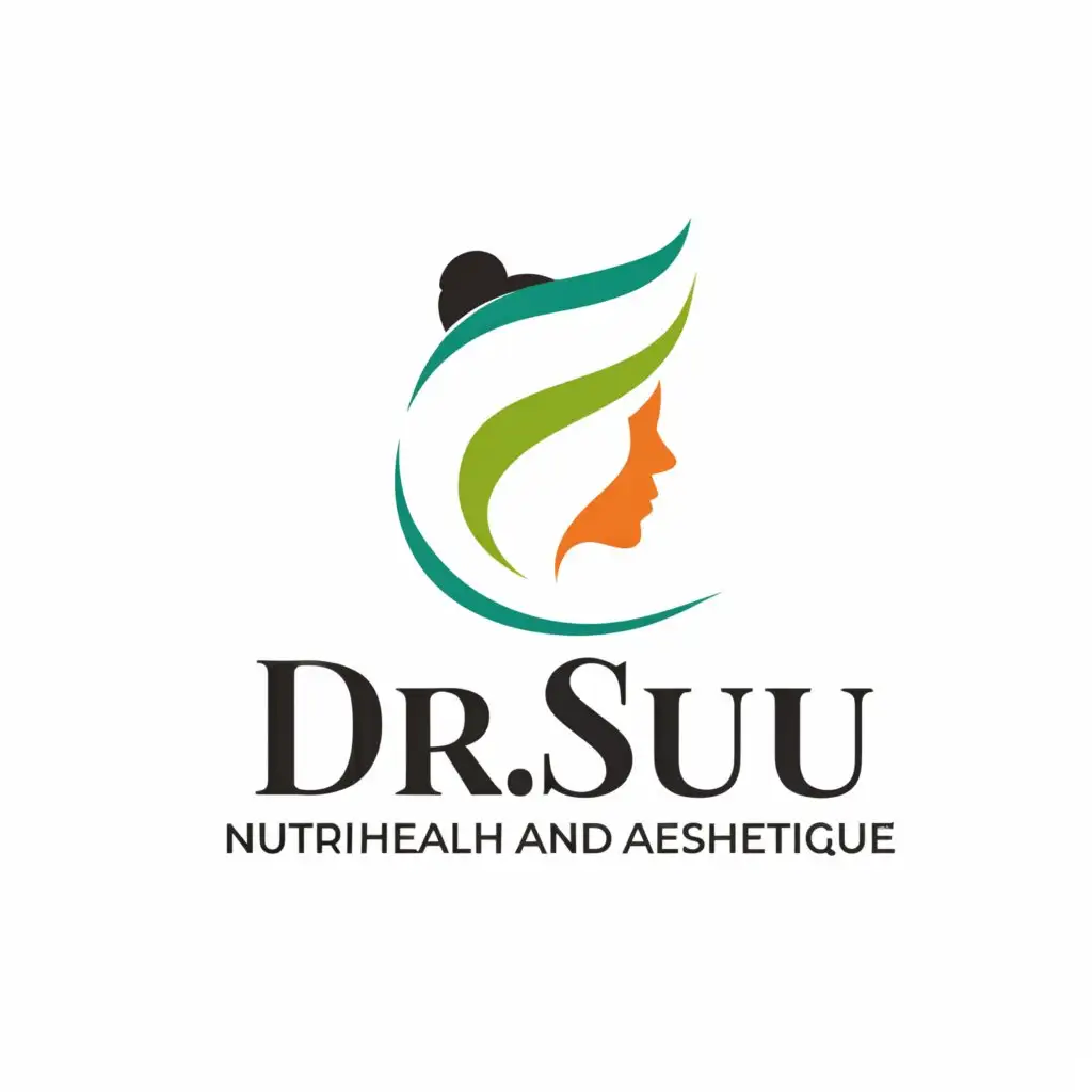 a logo design,with the text "Dr.Suu
Nutrihealth and Aesthetique
", main symbol:Dr. Suu,Moderate,clear background