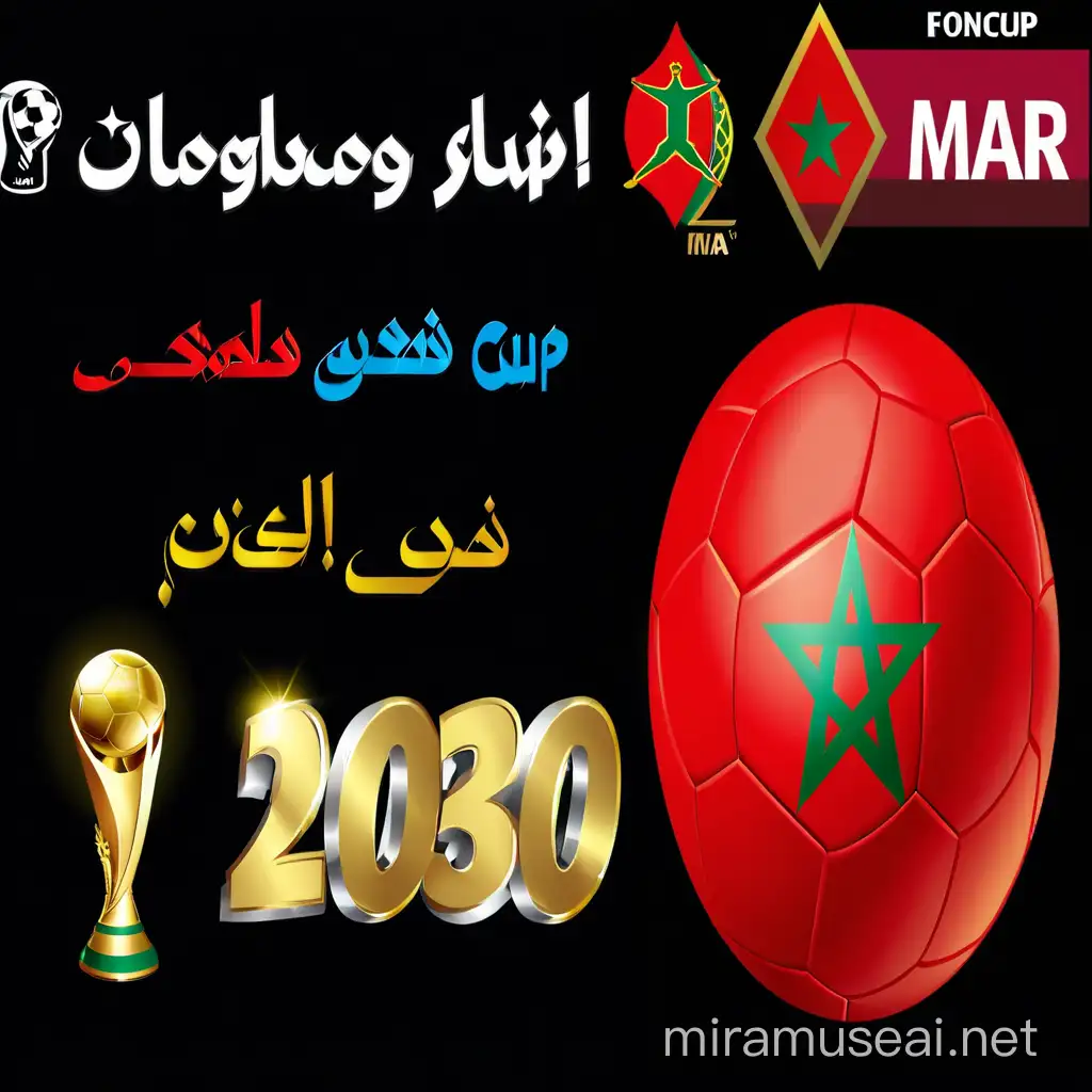 Exciting World Cup Match in Morocco Stadium