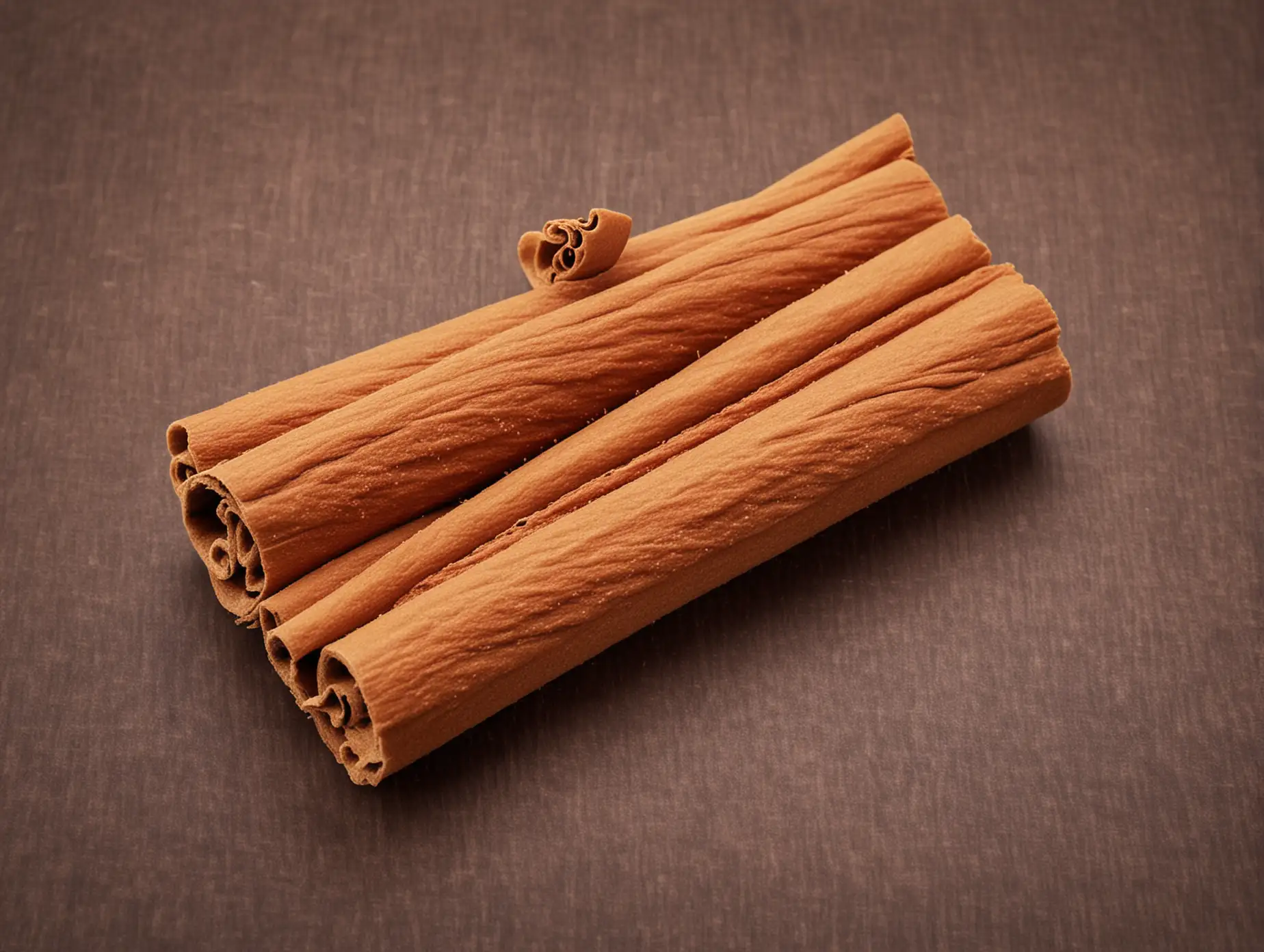 Aromatic Cinnamon Sticks Arranged in Warm Glow