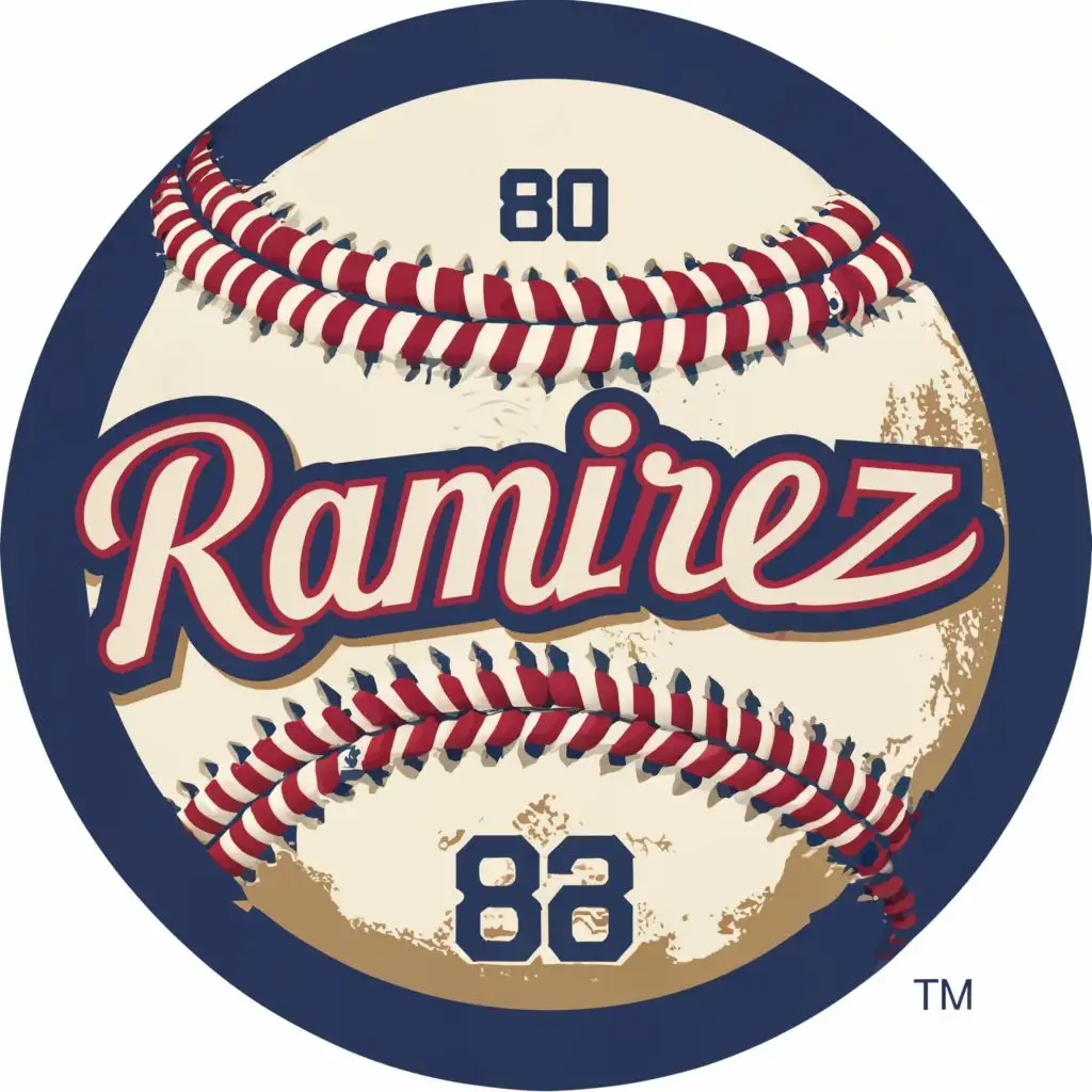 logo, baseball, with the text "Ramirez", typography