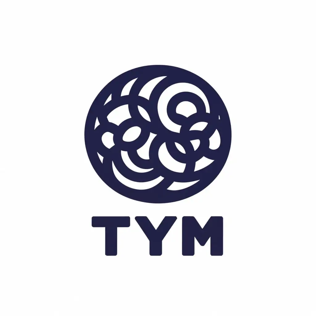 a logo design,with the text "TYM", main symbol:Brain,Moderate,be used in Medical Dental industry,clear background