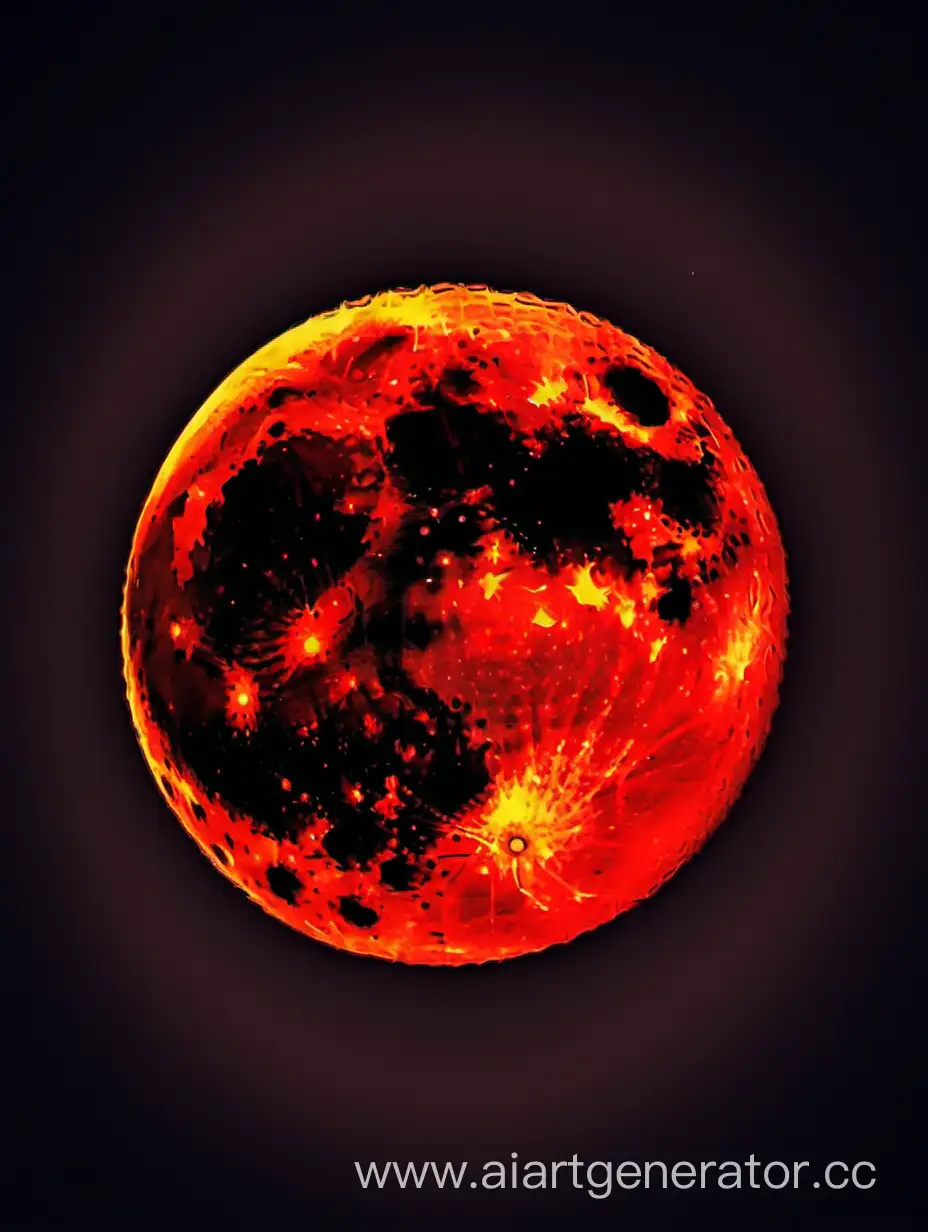 Красная злая луна