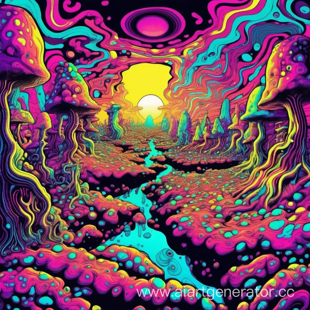 Vibrant-Psychedelic-Acid-Landscape-Artwork