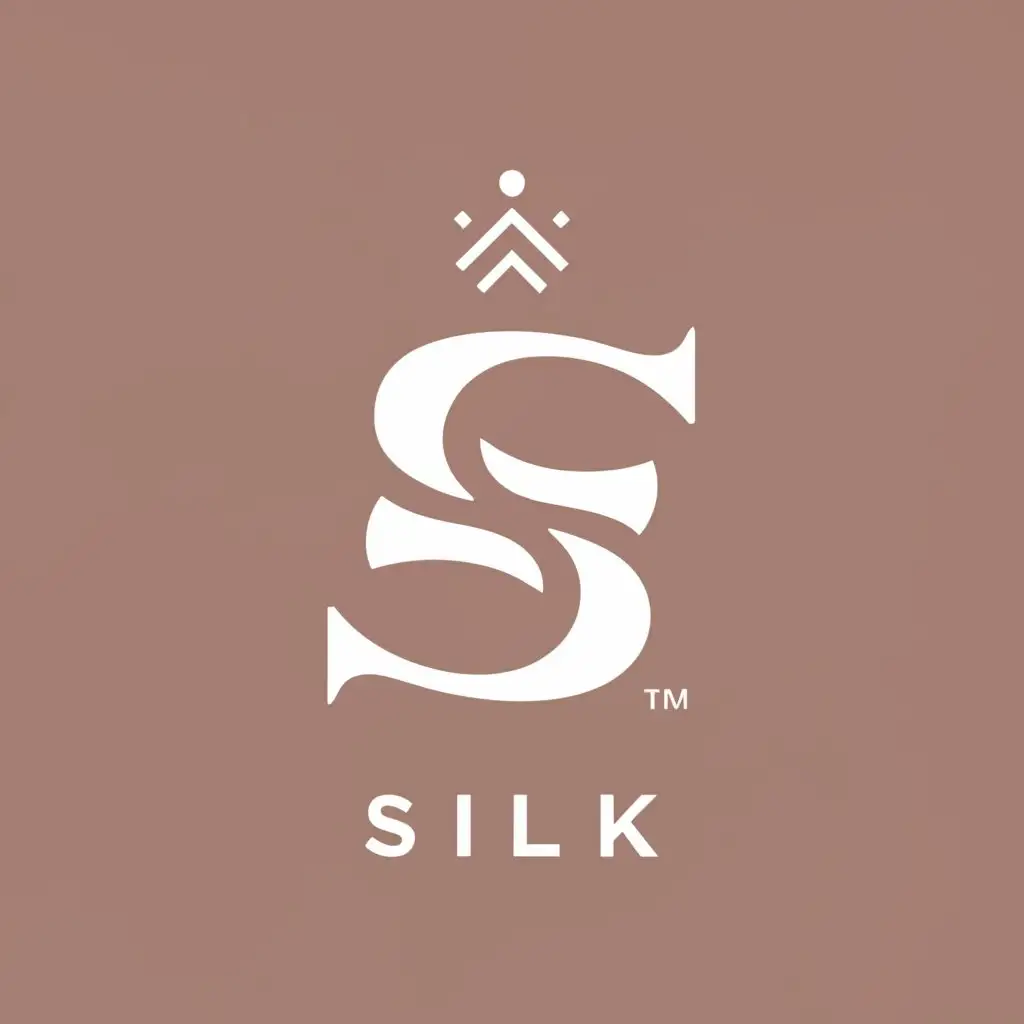 a logo design,with the text "Silk", main symbol:S,Moderate,clear background