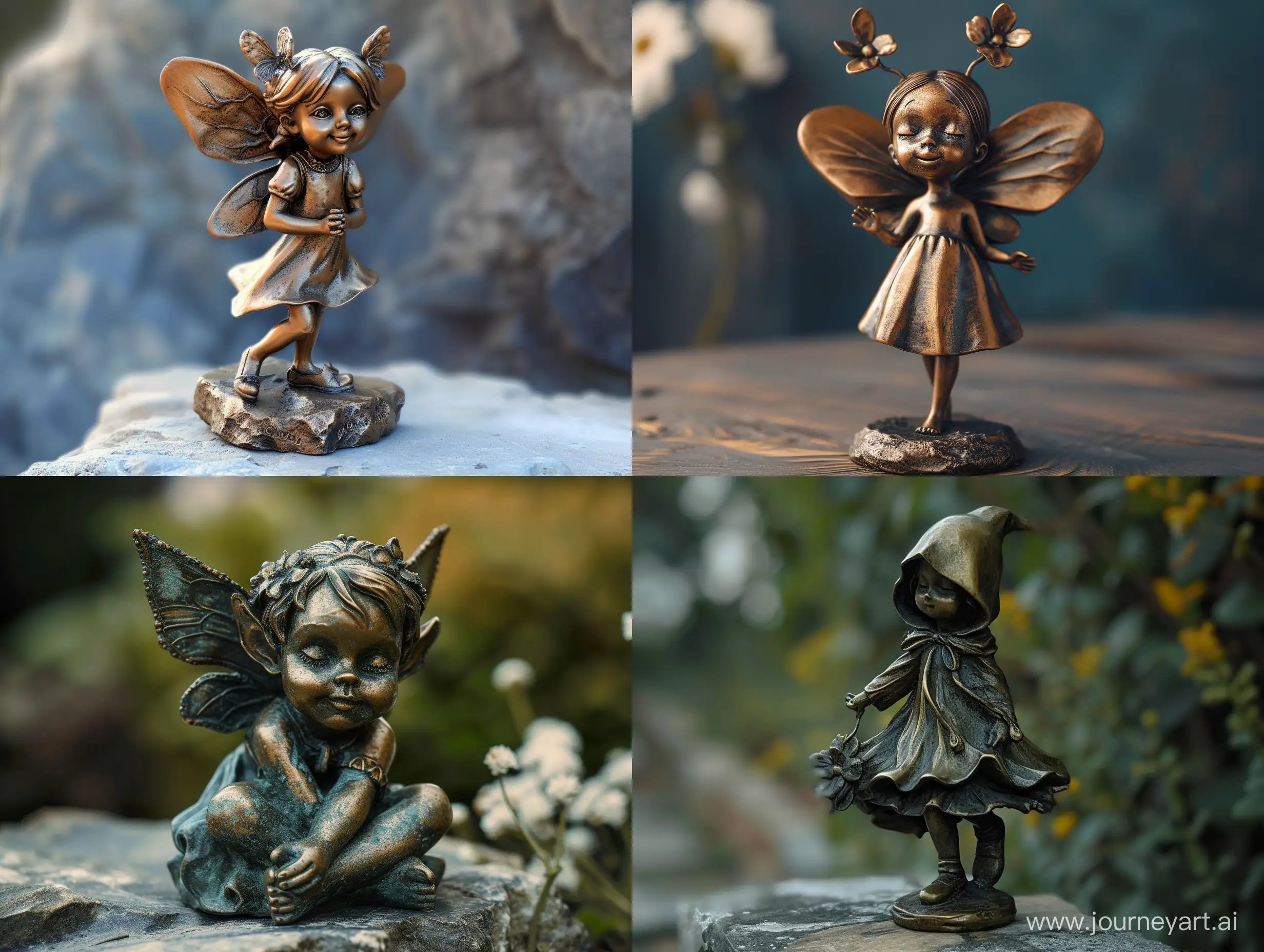 Charming-Bronze-Fairy-Tale-Character-Statuette-Enchanting-Art-Sculpture