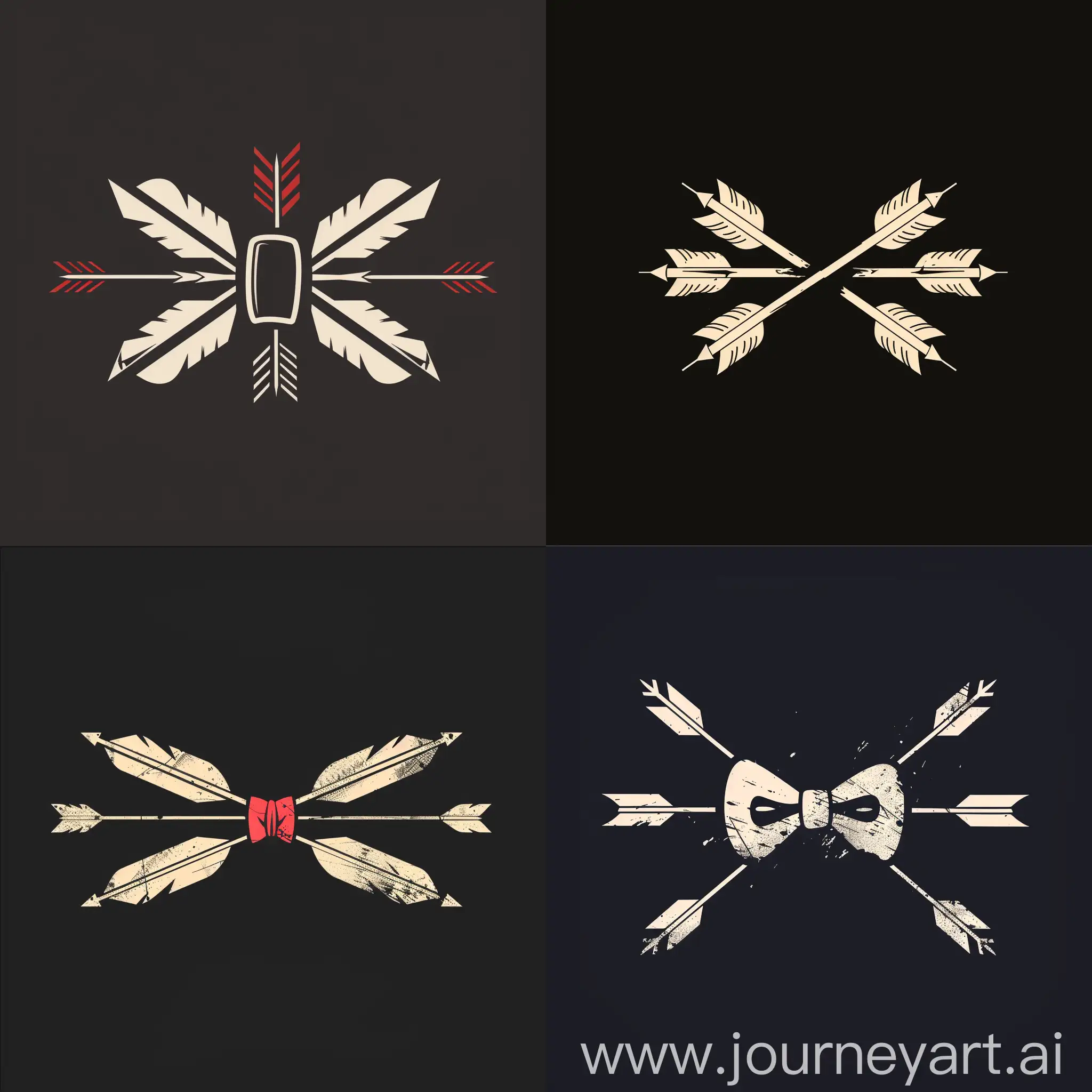 bowtie logo that is made of arrows