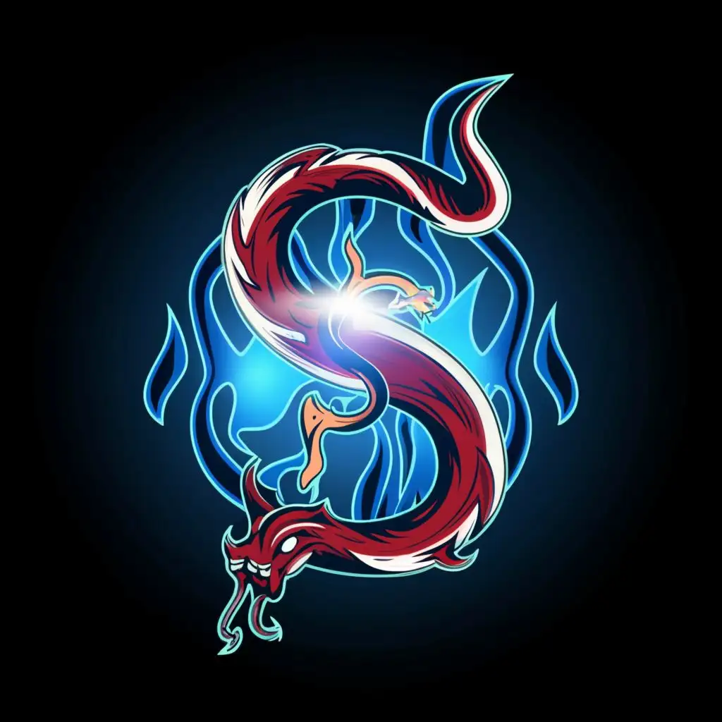 LOGO-Design-For-S-Dynamic-Snake-Shape-with-Realistic-Fire-Flames-in-High-Resolution