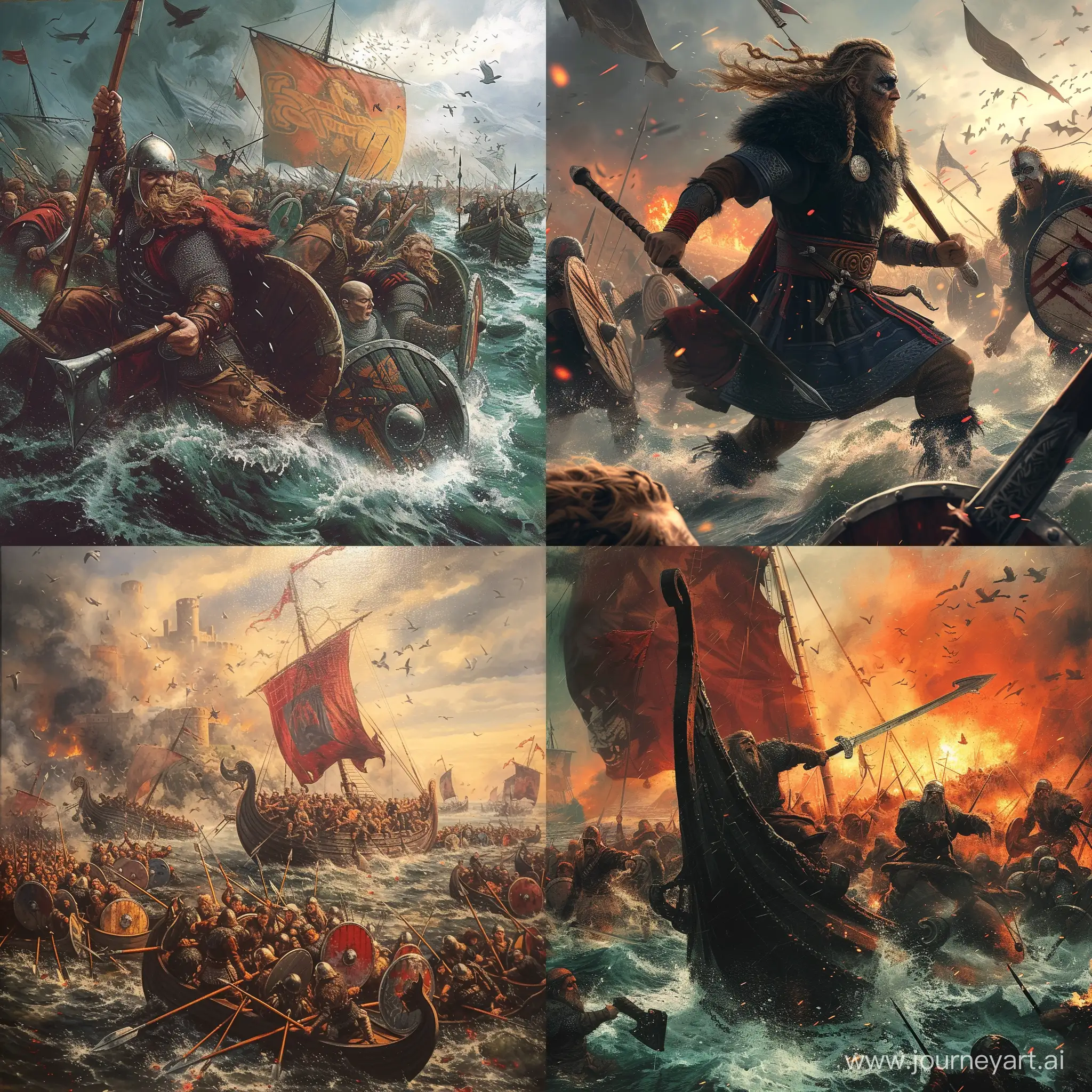 Viking-Battle-with-KreativeBros-buy-our-canvases-Inscription