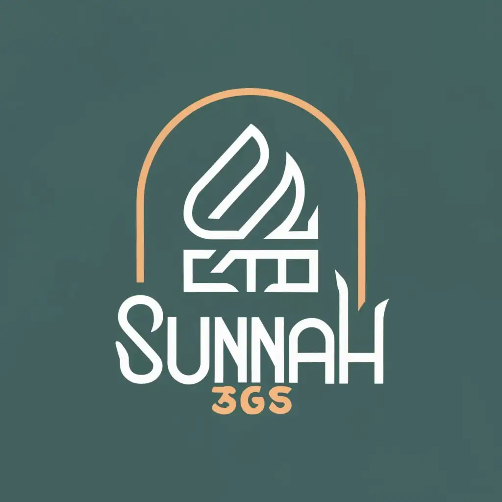 logo, Mosque , quran , islam, with the text "SUNNAH 365", typography, be used in Religious industry