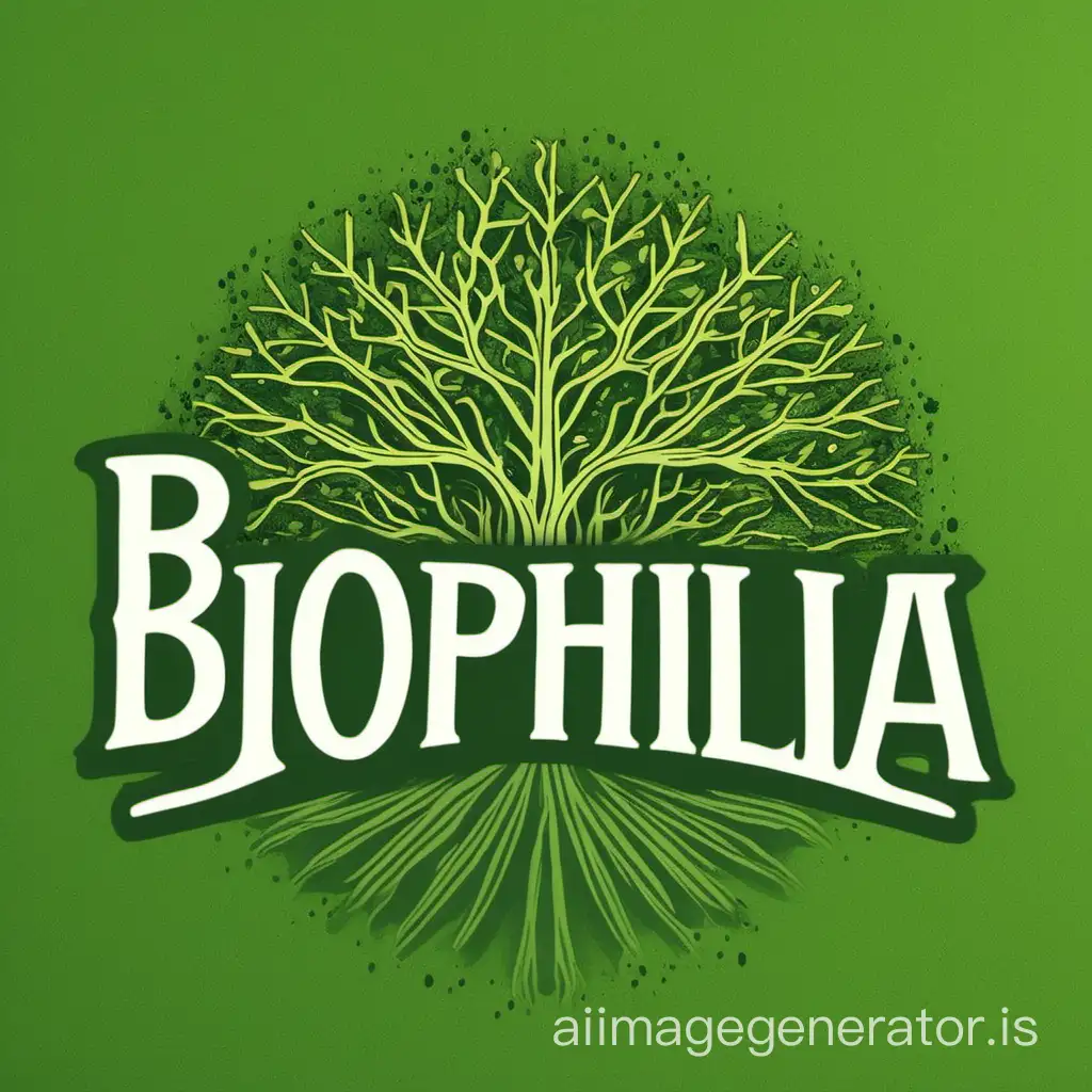 a logo of a touristic brand named BIOPHILIA