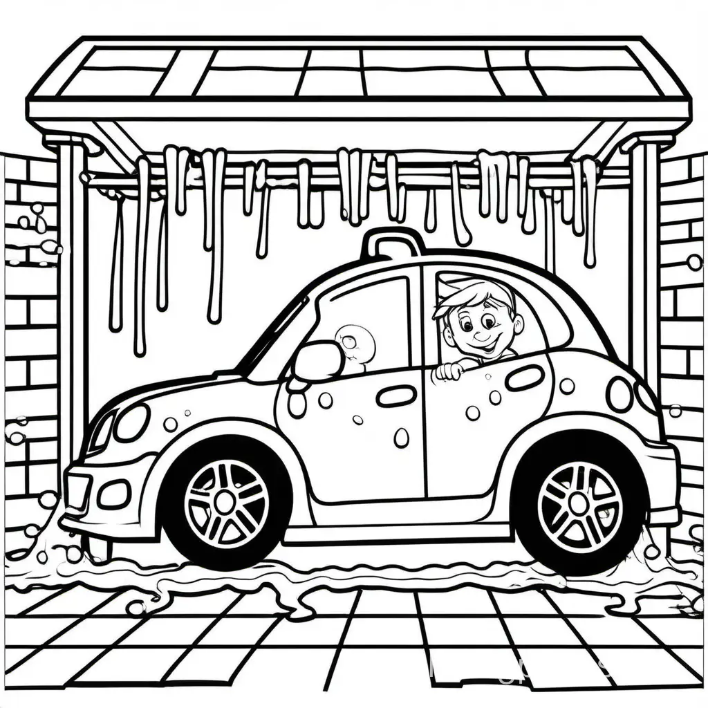 Carwash-Coloring-Page-Black-and-White-Line-Art-for-Kids