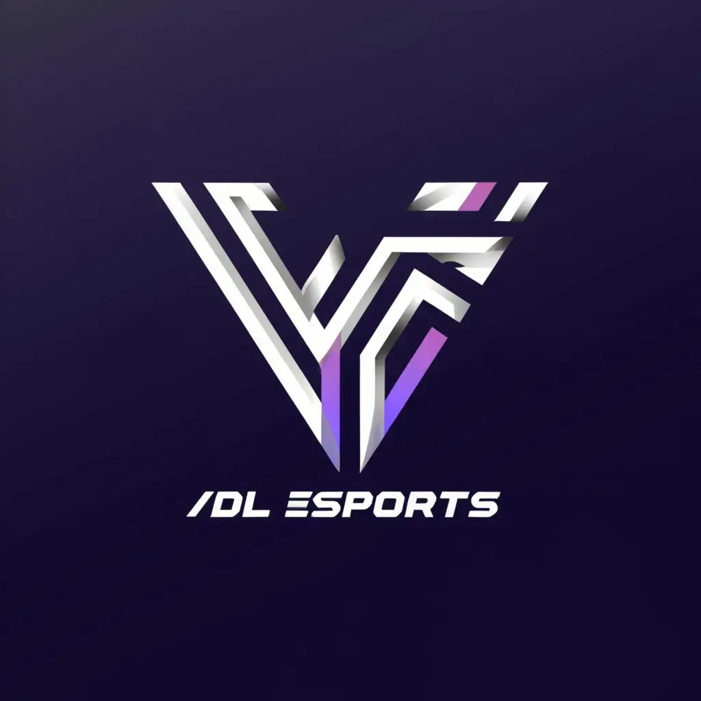 a logo design,with the text "VDL ESPORTS ", main symbol:V,Moderate,be used in Entertainment industry,clear background