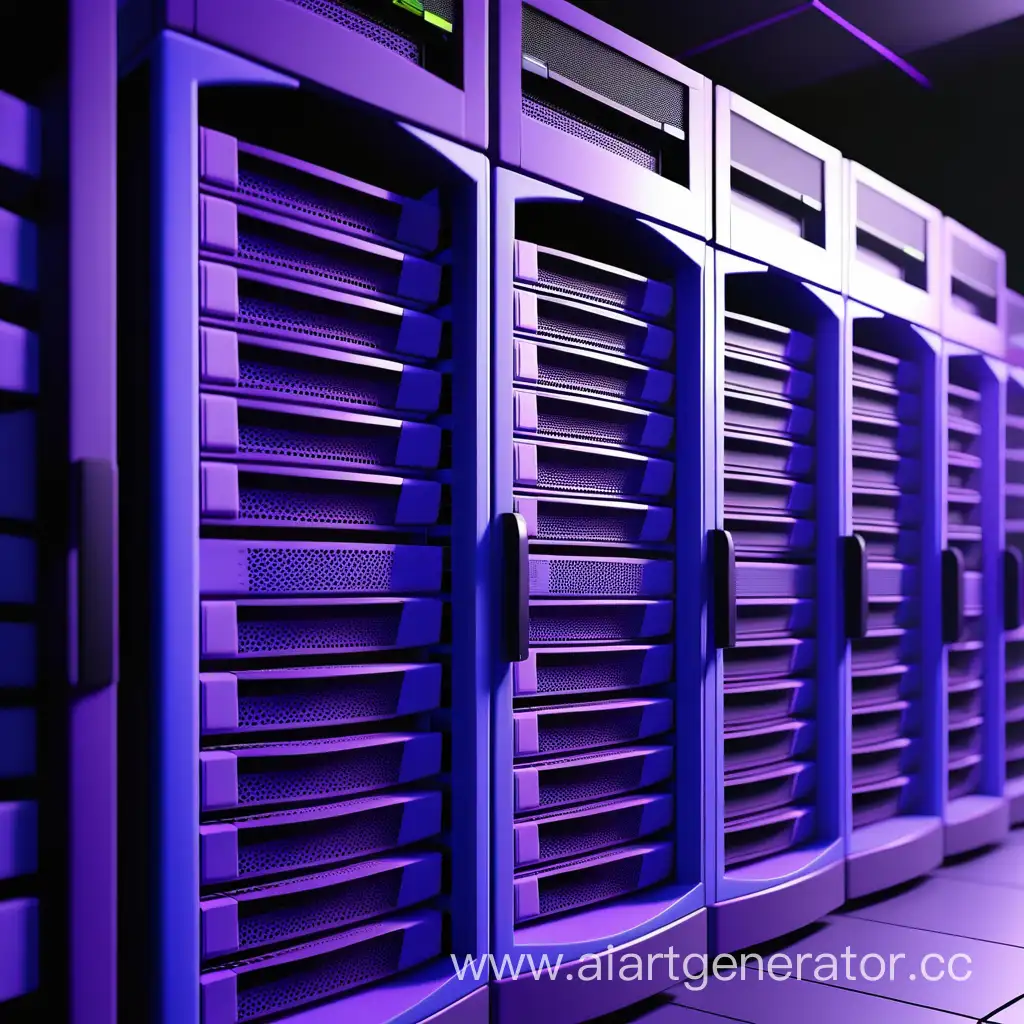 VioletBlue-Servers-CuttingEdge-Technology-in-a-Futuristic-Network