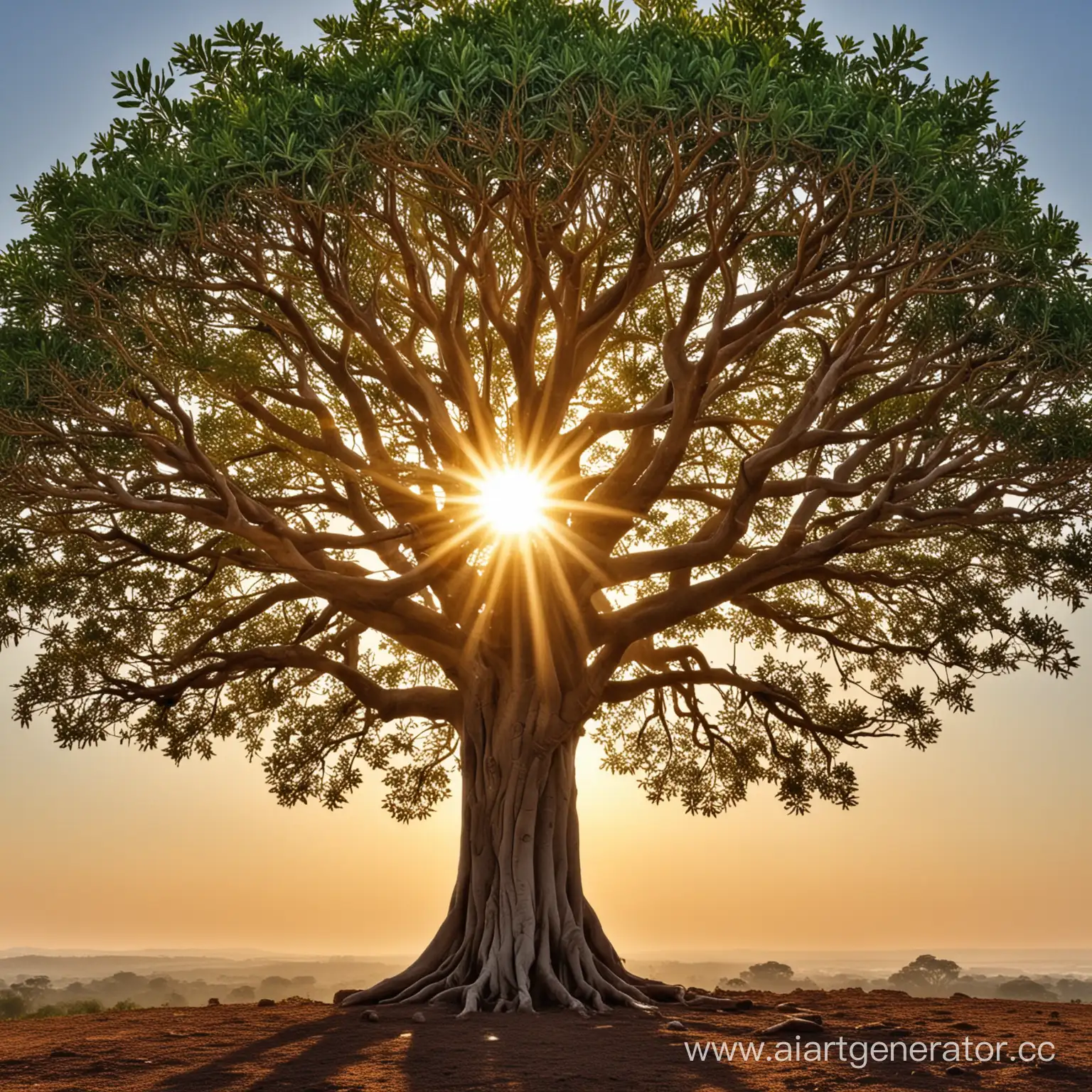 Fig-Tree-in-Radiant-Sunlight