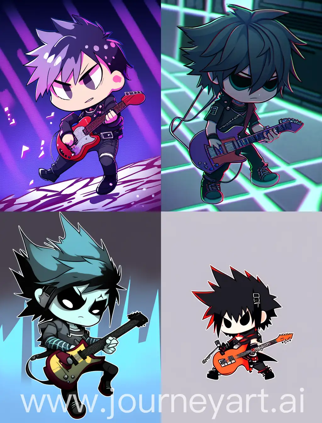 Chibi-Emo-Guy-Playing-Guitar-in-Cartoon-Anime-Style-with-Spooky-Background