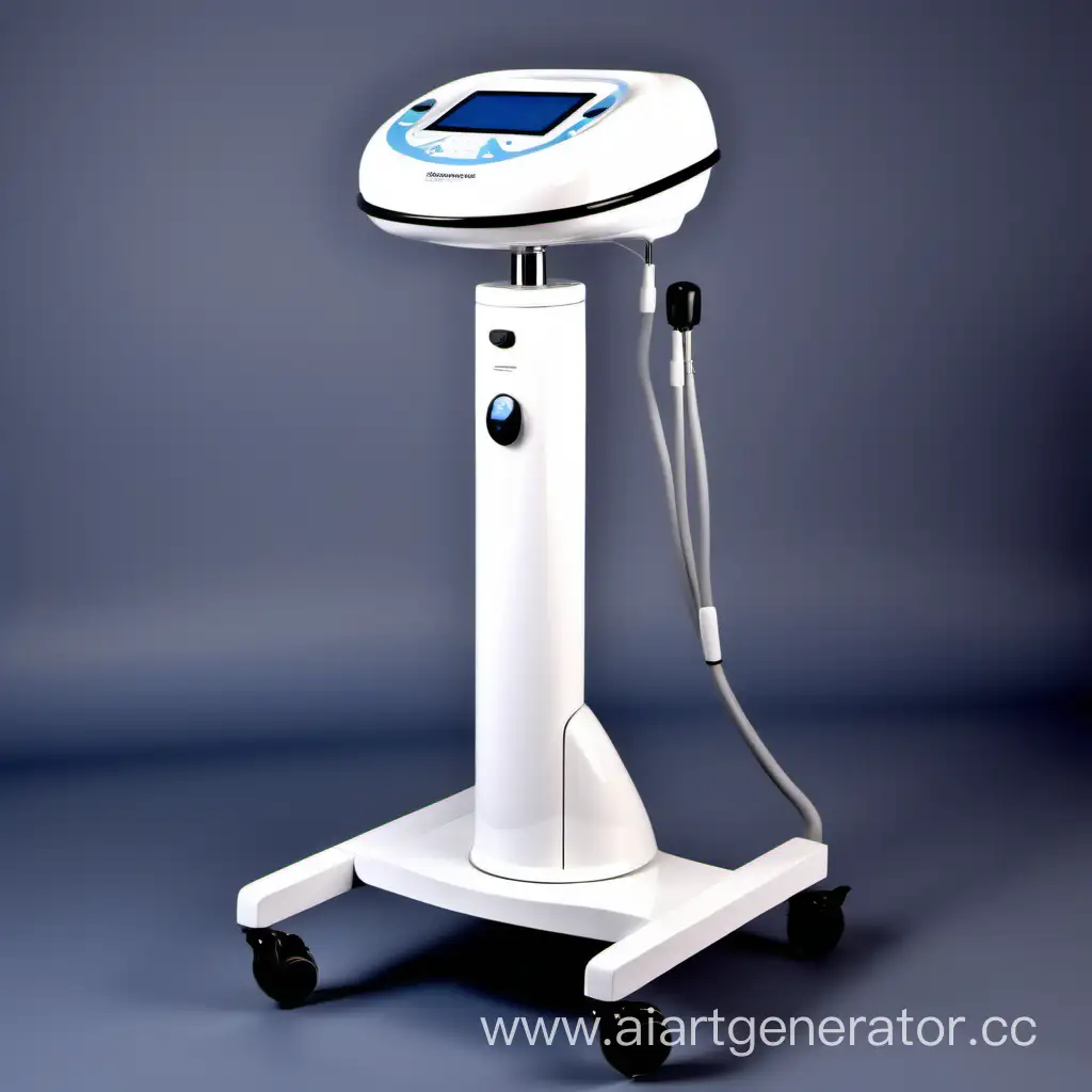 Professional-White-Vibration-Massage-Device-with-Screen-and-Stand