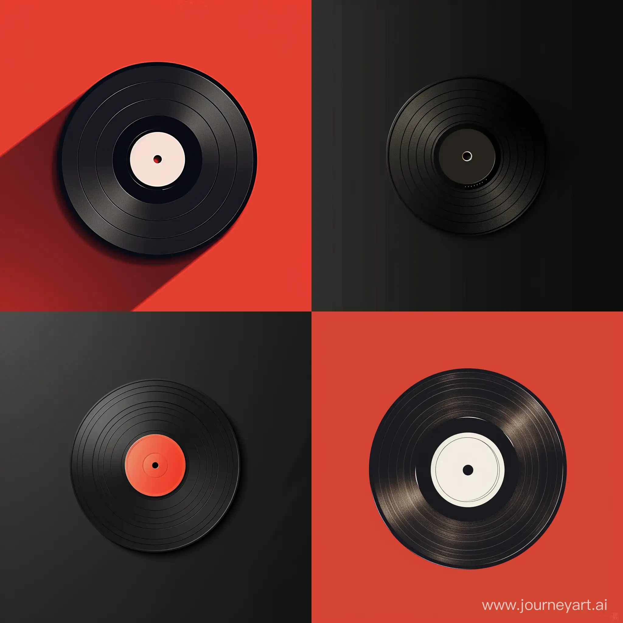 Minimalistic-Vinyl-Record-Pattern-for-Company-Logo-Design