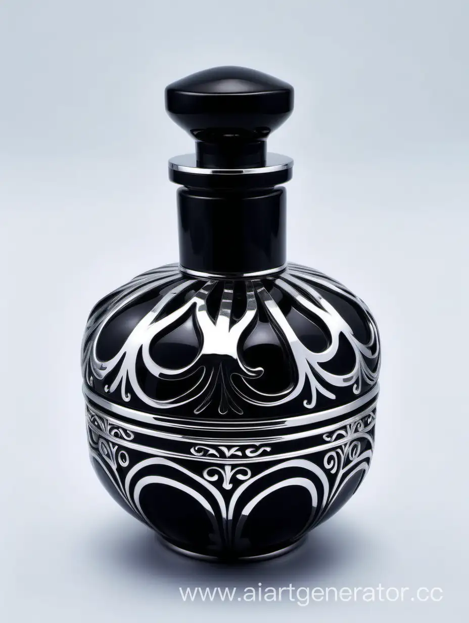 Luxurious-Zamac-Perfume-Bottle-with-Royal-Dark-Turquoise-Ornamentation