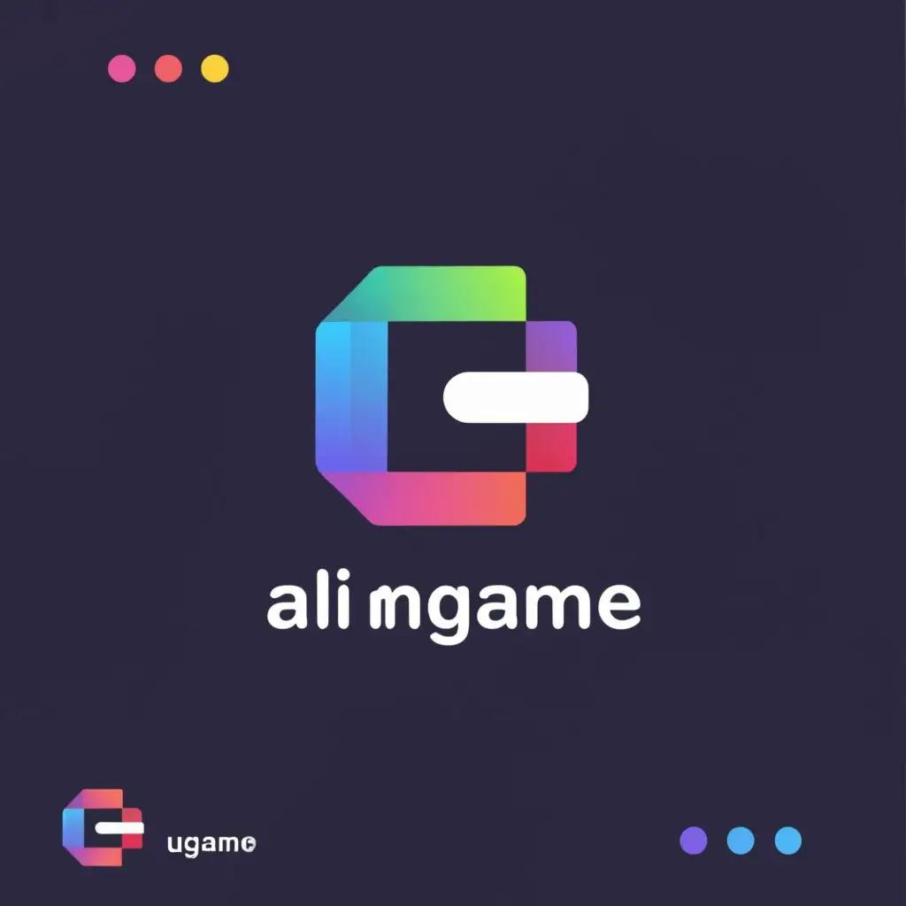 a logo design,with the text "Ali NGame", main symbol:C# Programming language teaching,Minimalistic,be used in Technology industry,clear background