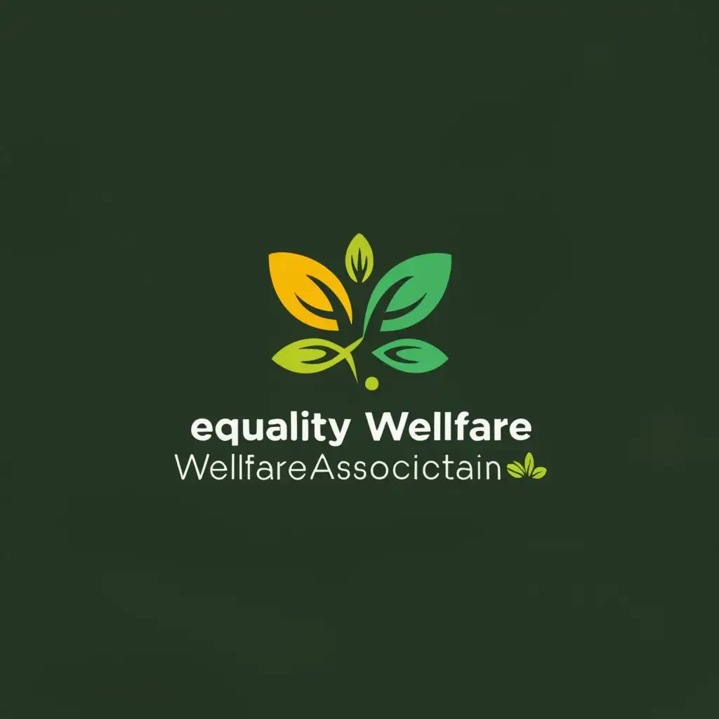 a logo design,with the text "Equality Welfare Association", main symbol:equality,Moderate,clear background