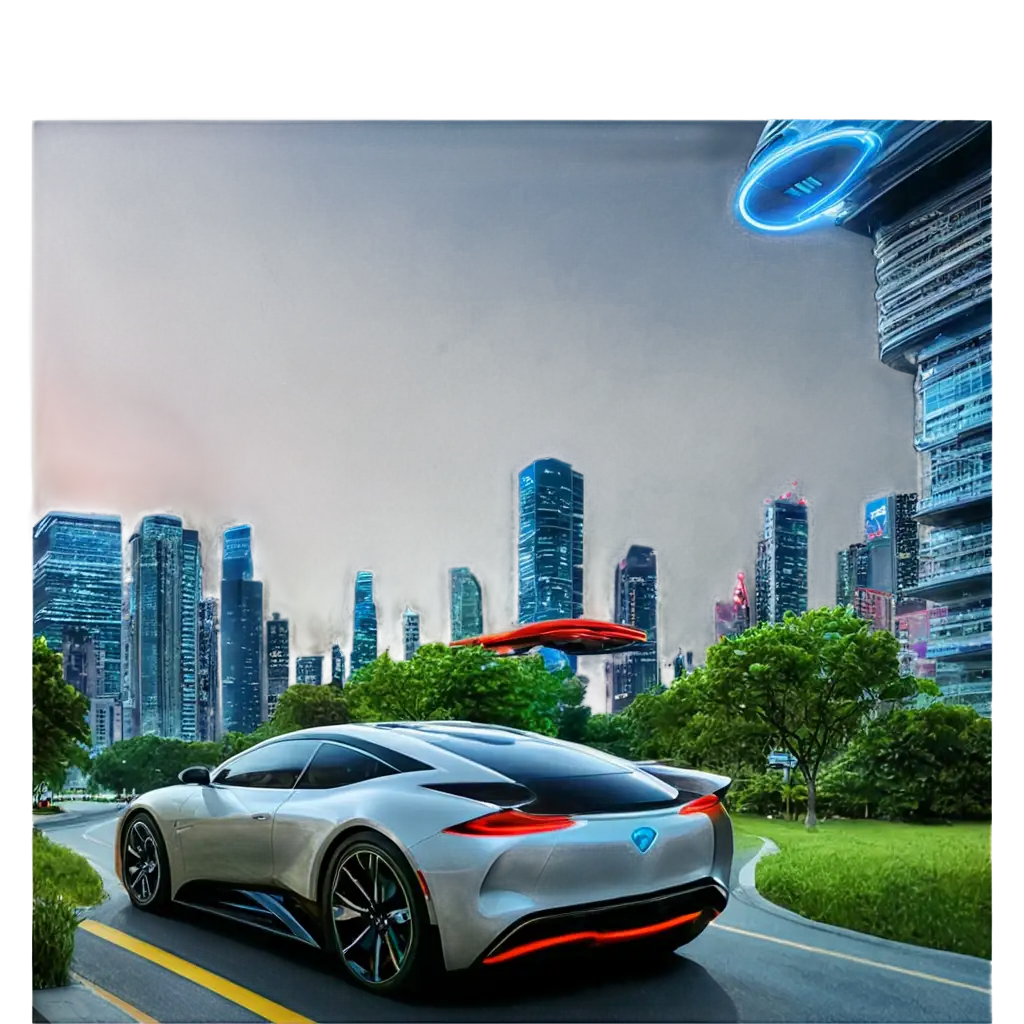 Futuristic-Ultra-High-Tech-City-with-Flying-Cars-Vibrant-PNG-Image-for-Online-Engagement
