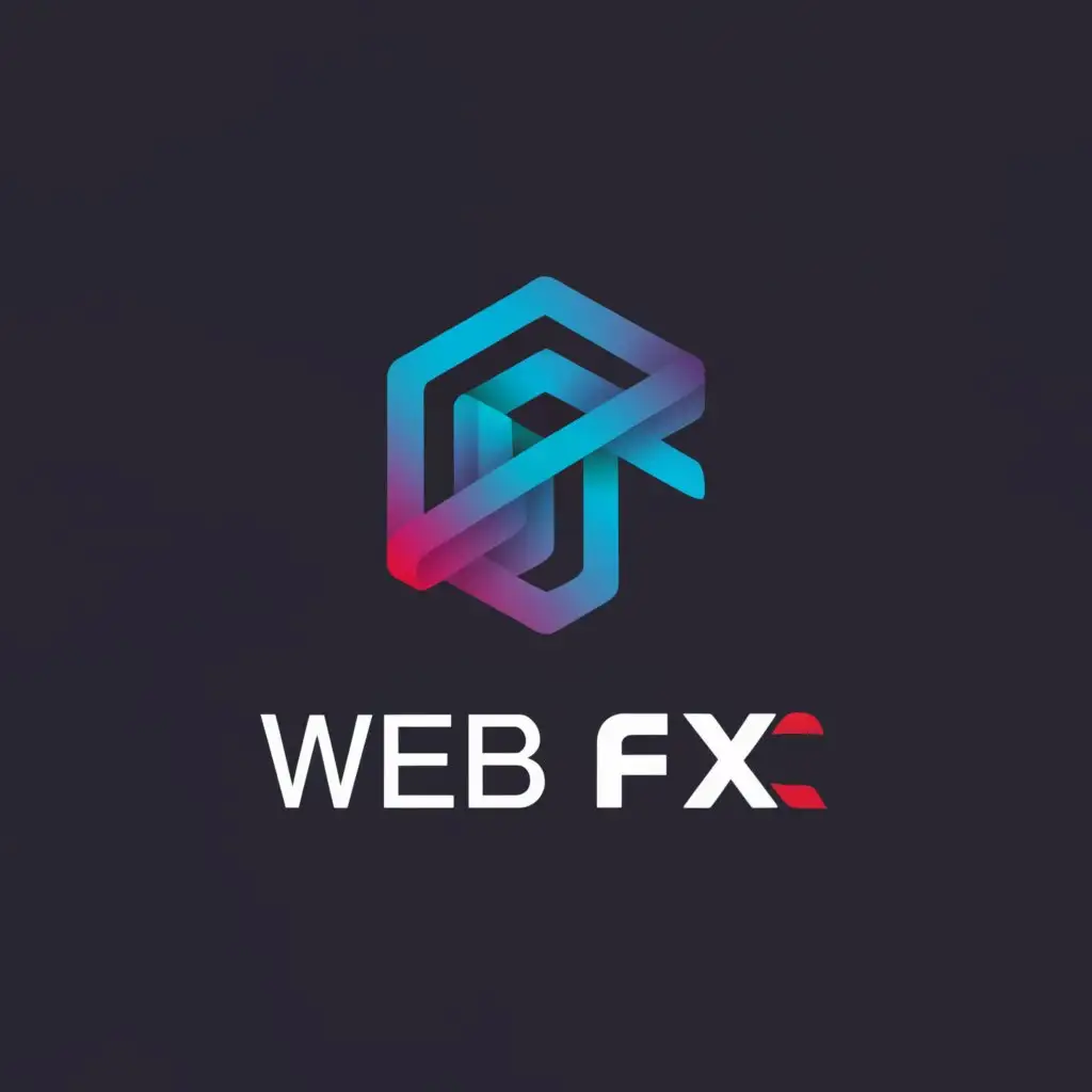 a logo design,with the text "WEB FX", main symbol:VECTOR,Minimalistic,clear background