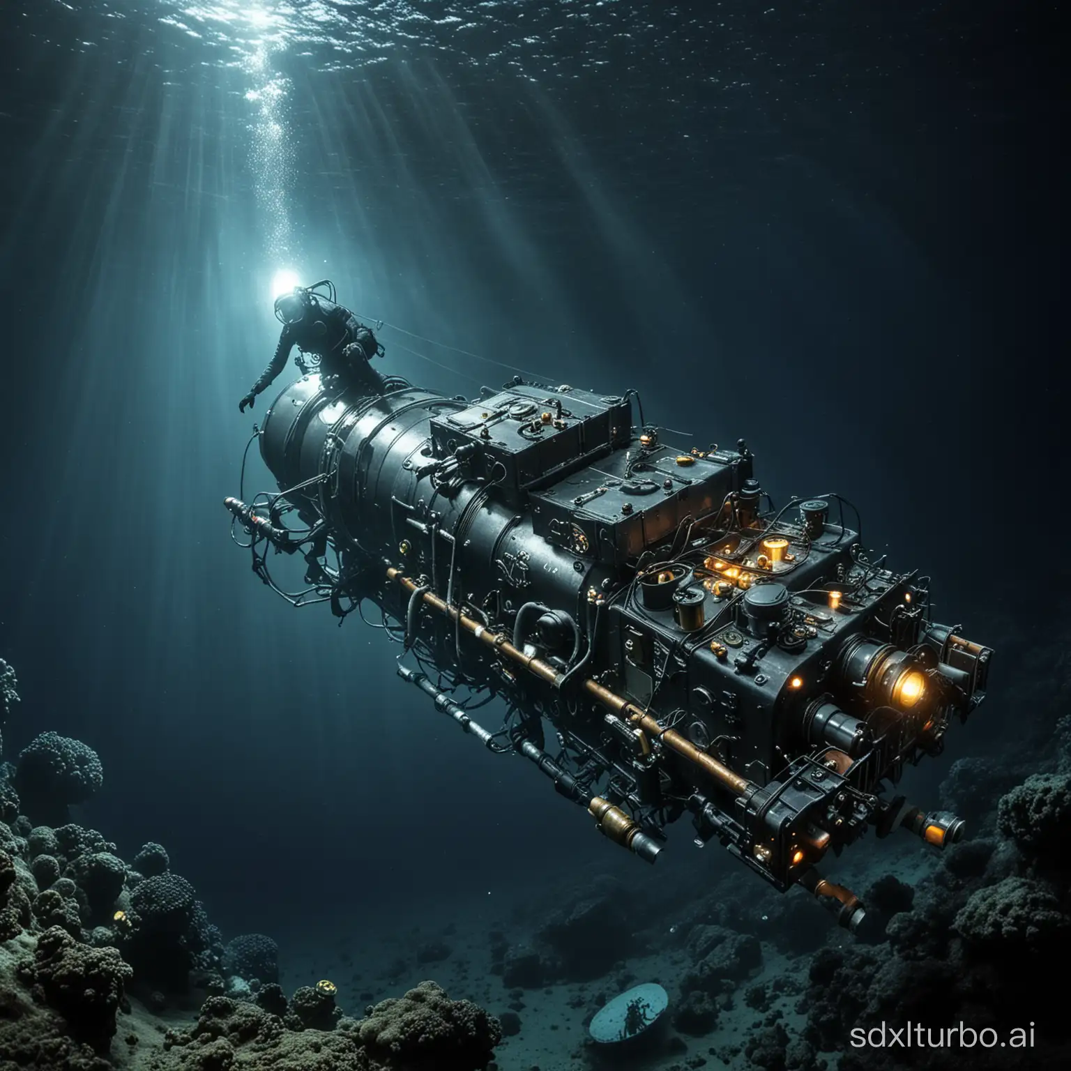 Deep sea exploration has a sense of technology.