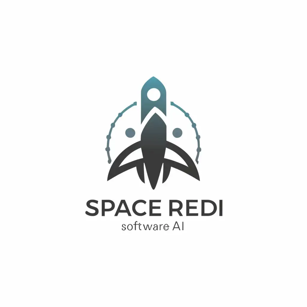a logo design,with the text "Space Redi", main symbol:Aerospace Software Ai,Moderate,clear background