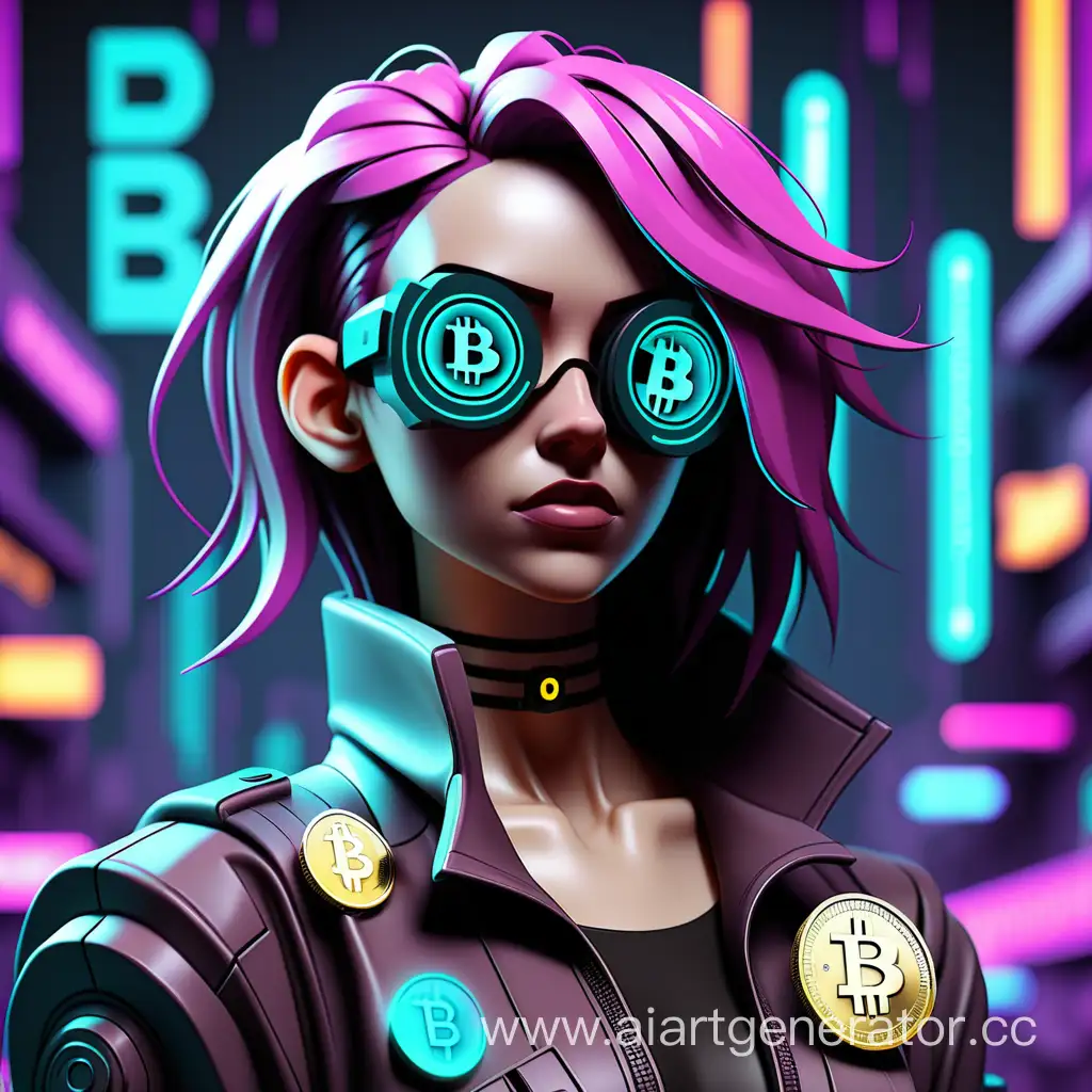 Interactive-Cyberpunk-Cryptocurrency-Display