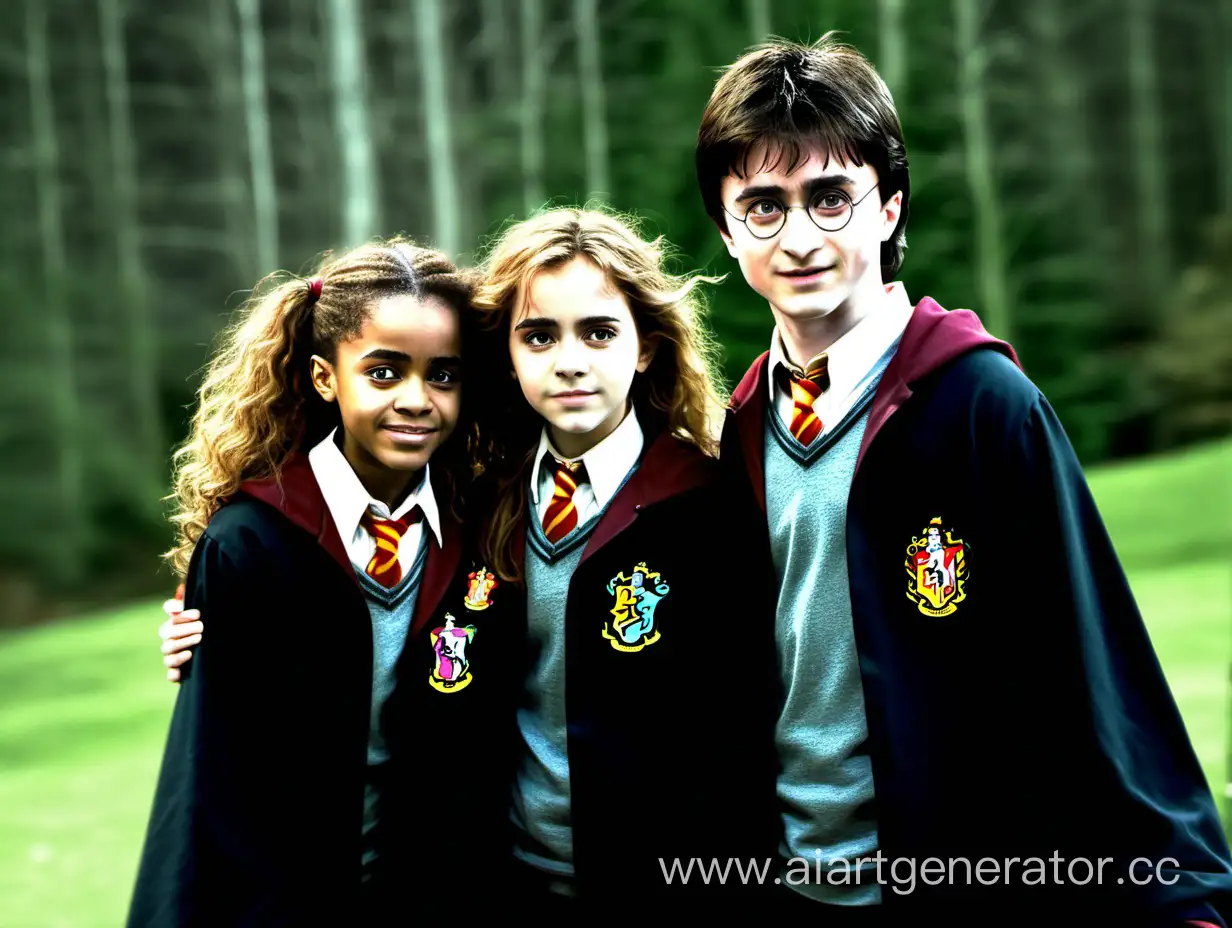 Magical-Encounter-Harry-Potter-and-Hermione-Granger-Casting-Spells