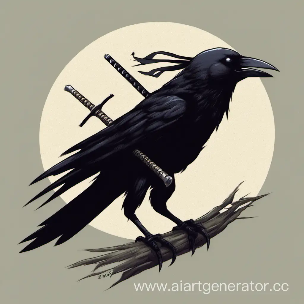 Stealthy-Crow-Ninja-Amidst-Moonlit-Shadows