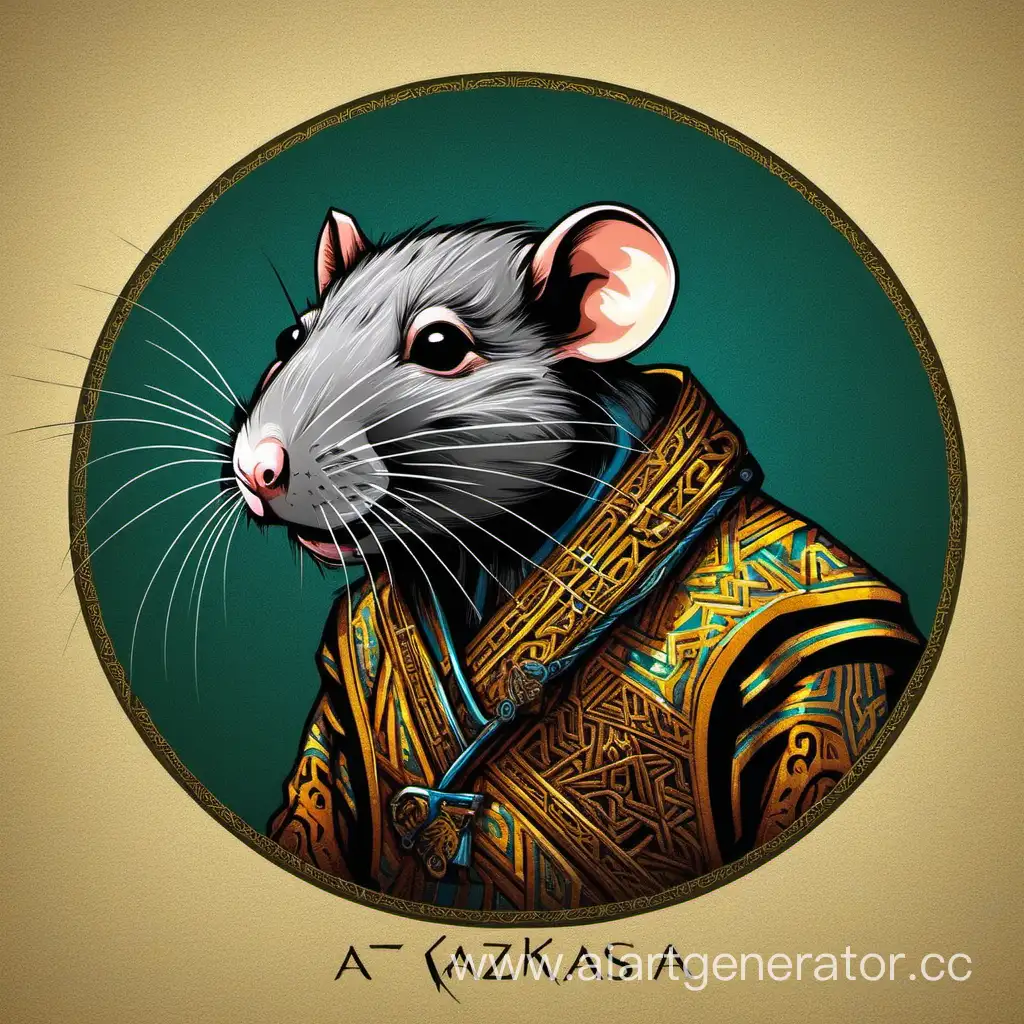 Rat-Kazakh-Adorable-Rat-Wearing-Traditional-Kazakh-Hat
